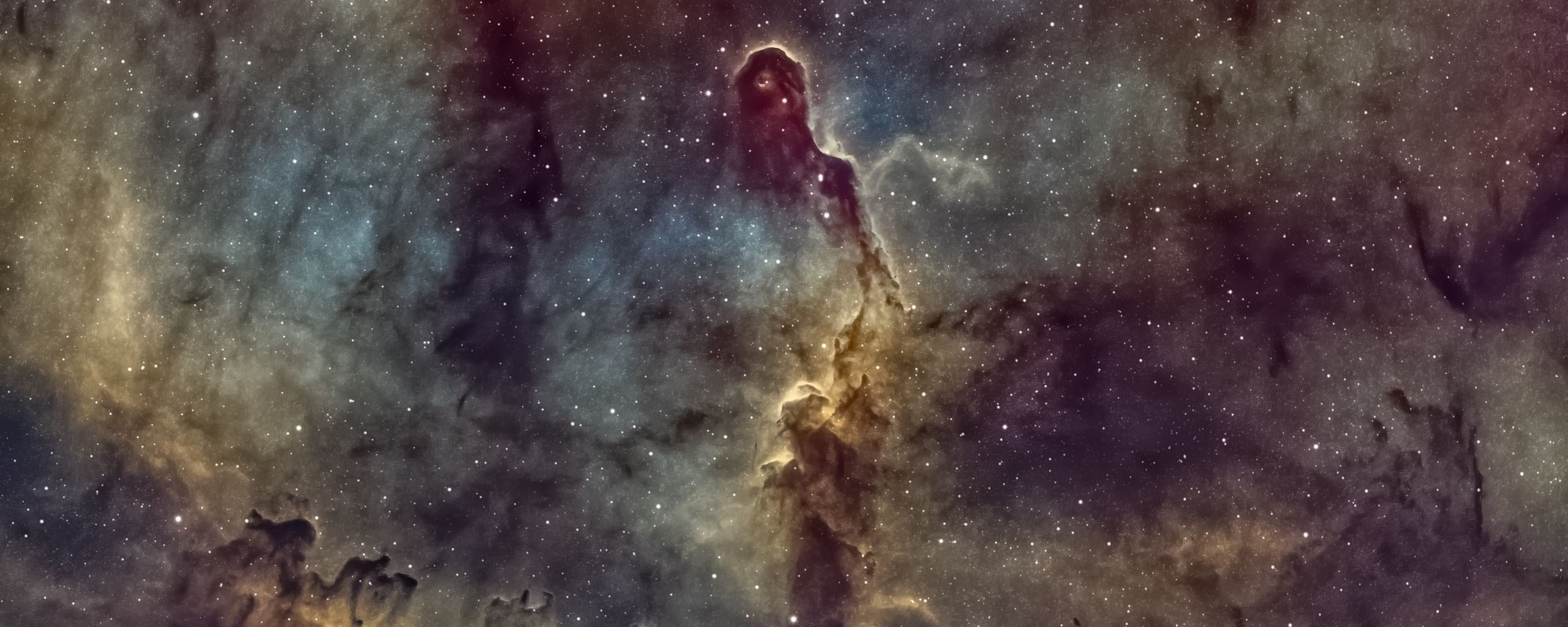 2560x1024 Download wallpaper 2560x1024 space, stars, galaxy, nebula ultrawide monitor HD background