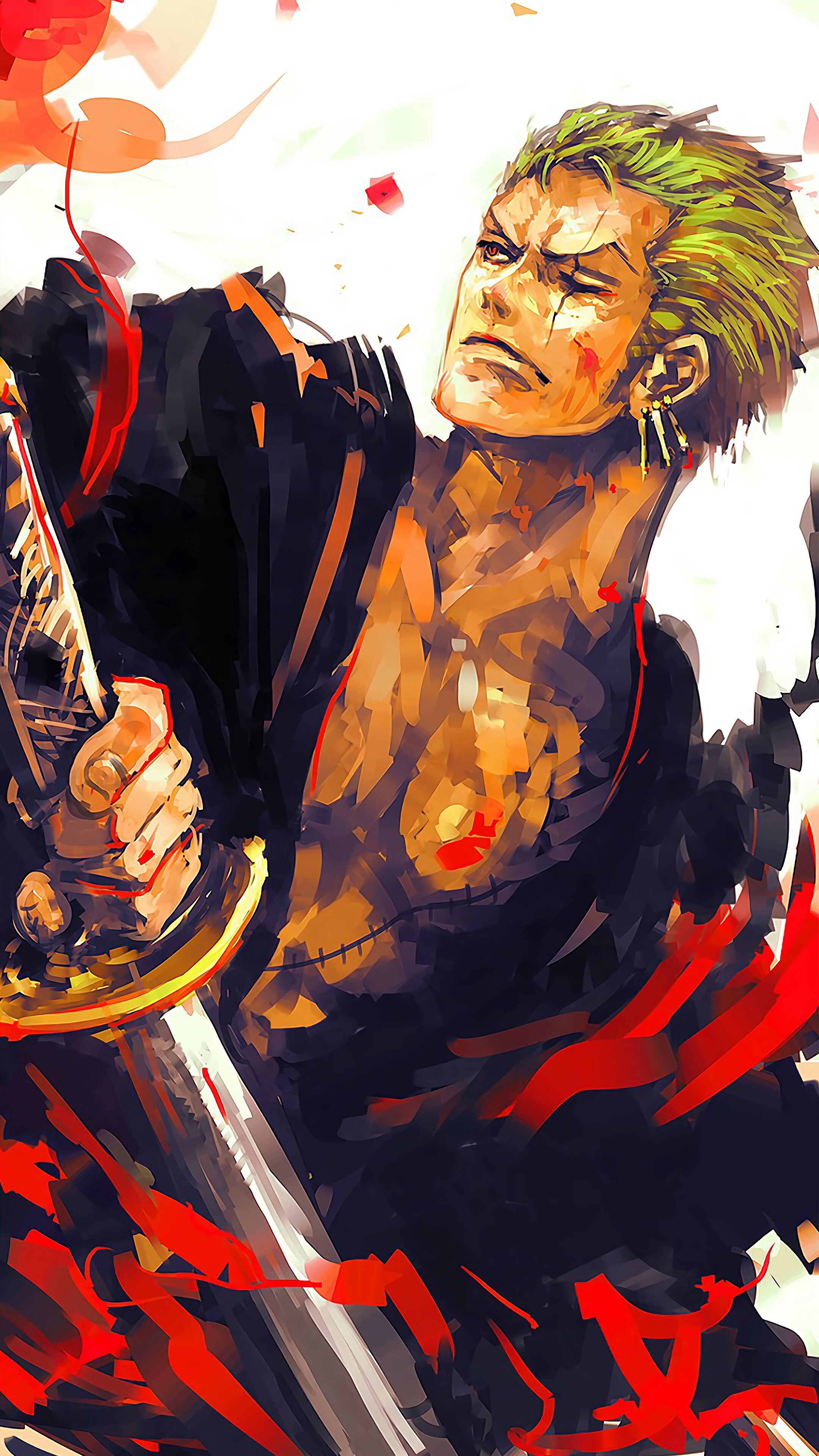 2160x3840 Zoro, Art, One Piece, 4k Gallery HD Wallpaper