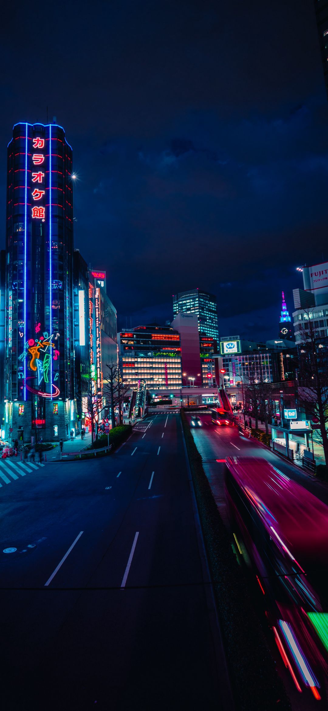 1080x2340 Wallpaper Japan City Lights, Tokyo, Night, City Pop, Building, Background Free Image