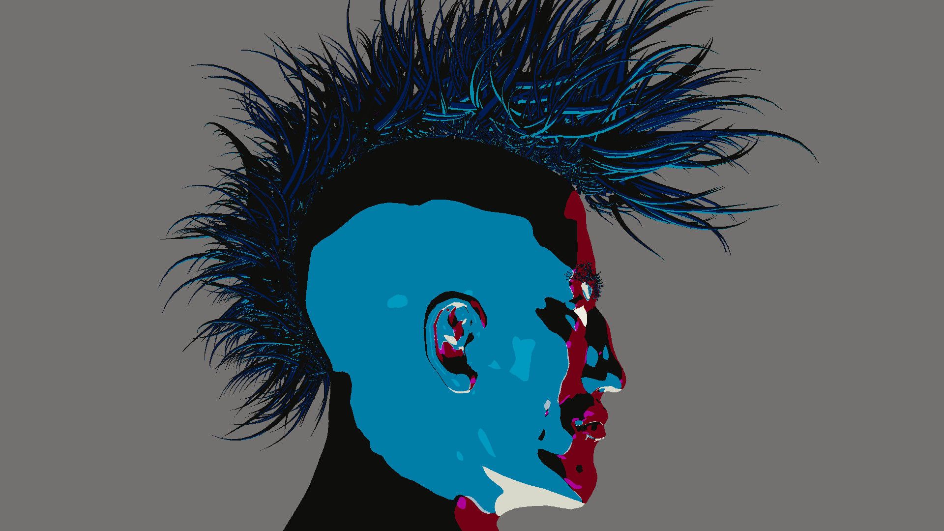 1920x1080 Mohawk Character