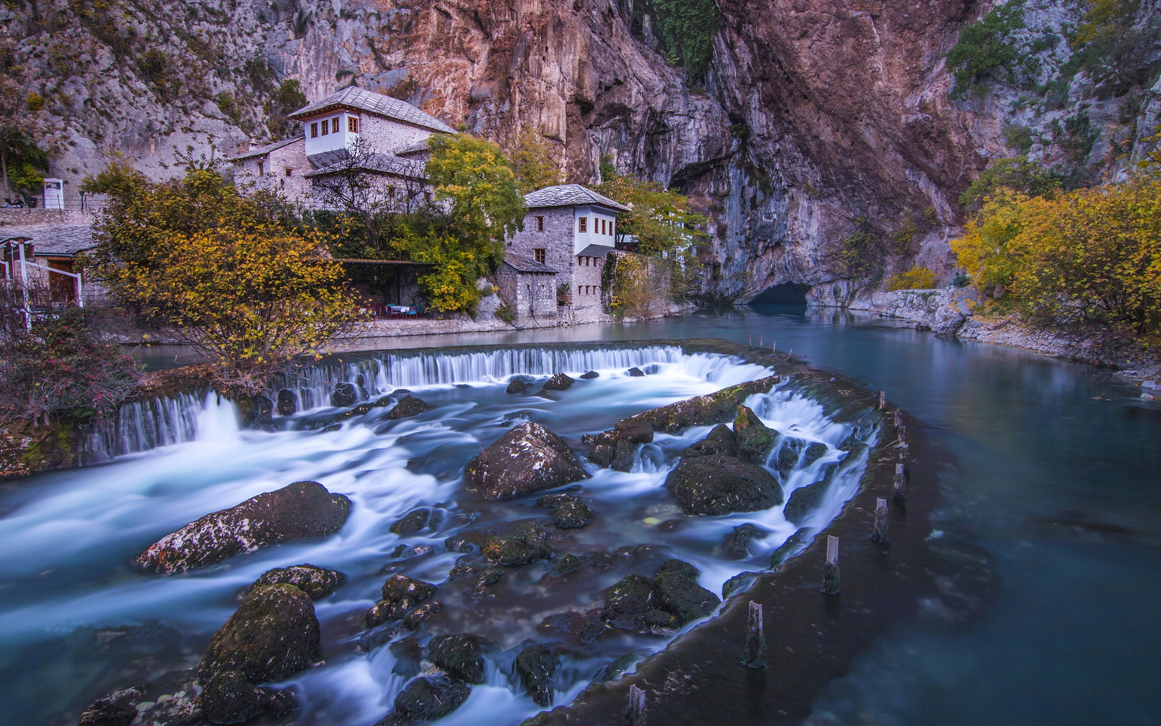 3840x2400 Wallpaper / monastery, desktop, blagaj, herzegovina, buna, tablet, mostar, ultra, wallpaper, tekija, laptop, bosnia, mobile, k, 4K, river, beautiful, hd, computers free download