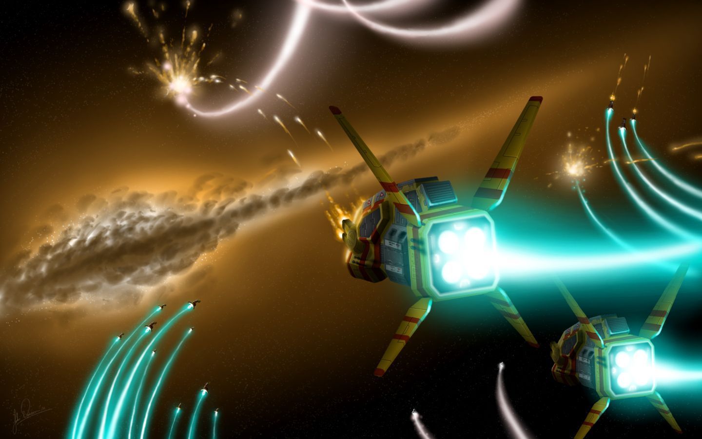 1440x900 Homeworld Painting by AgroAntirrhopus - Fur Affinity [dot] net
