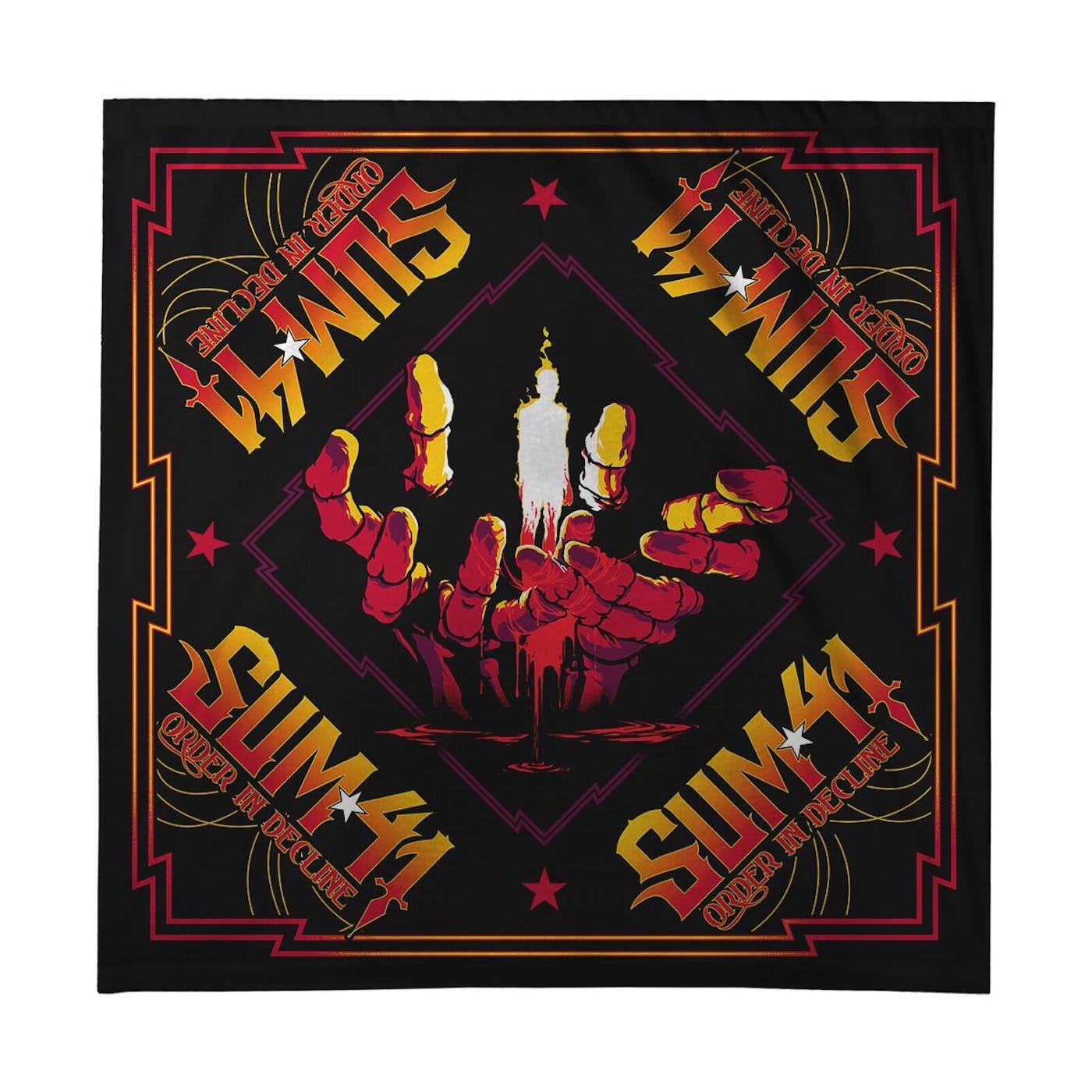 1400x1400 Sum 41 Order In Decline Bandana