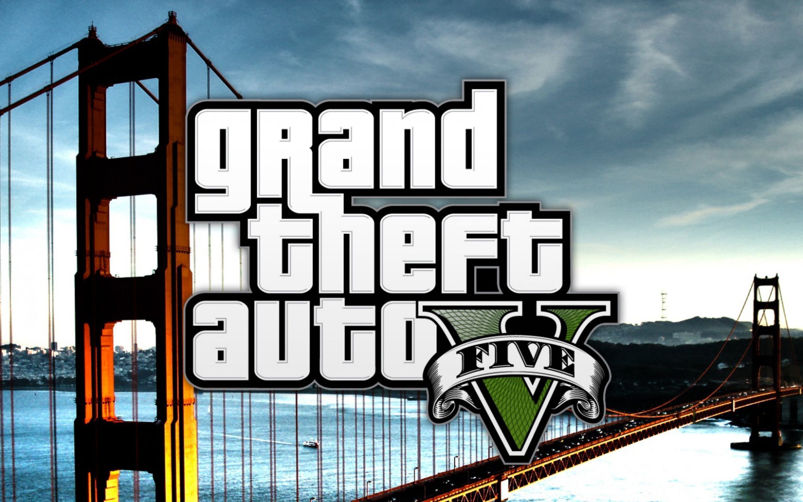 2560x1600 Wallpaper 4k Gta 5 Logo Wallpaper