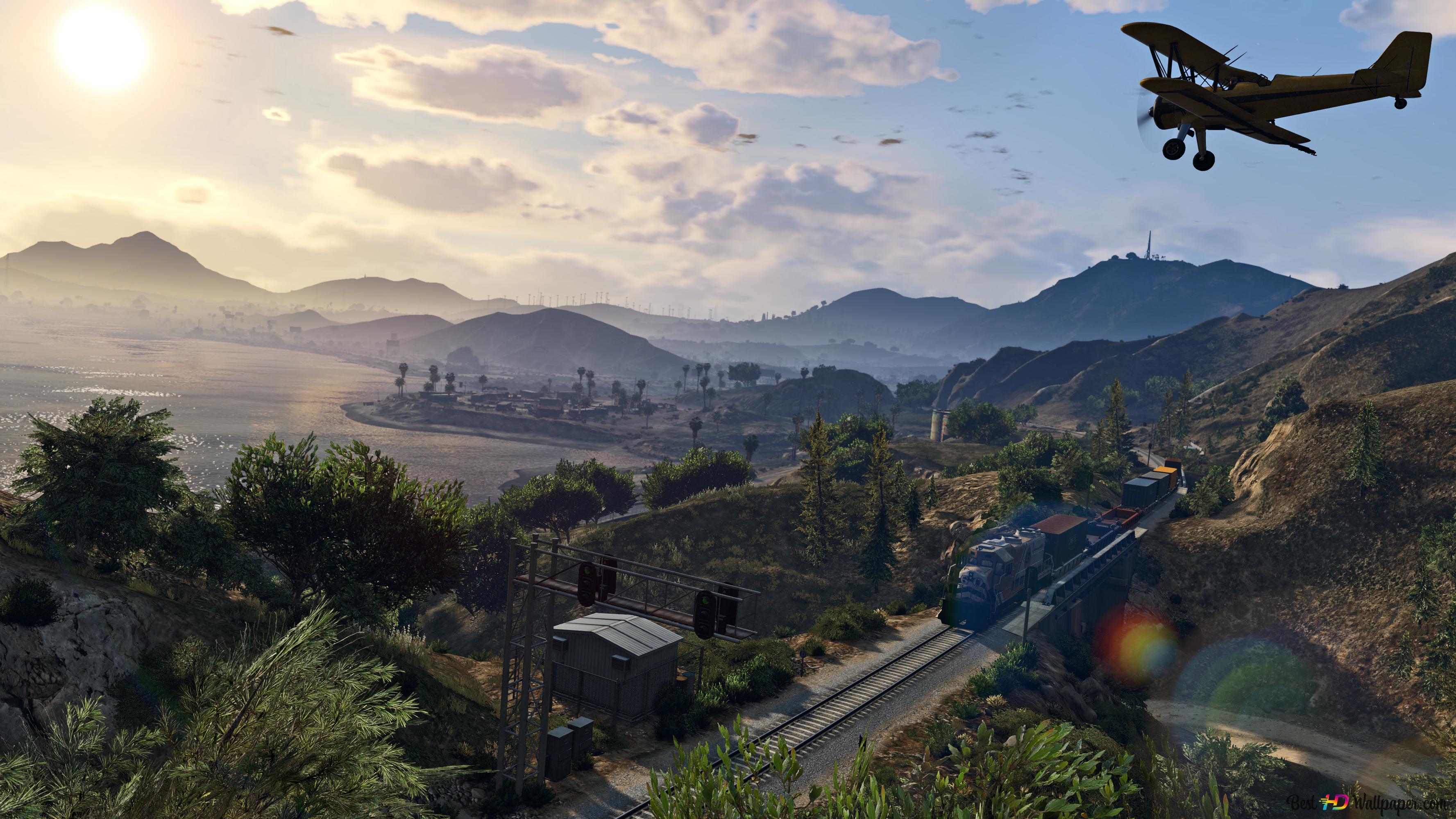 3554x1999 Grand Theft Auto V 4K wallpaper download