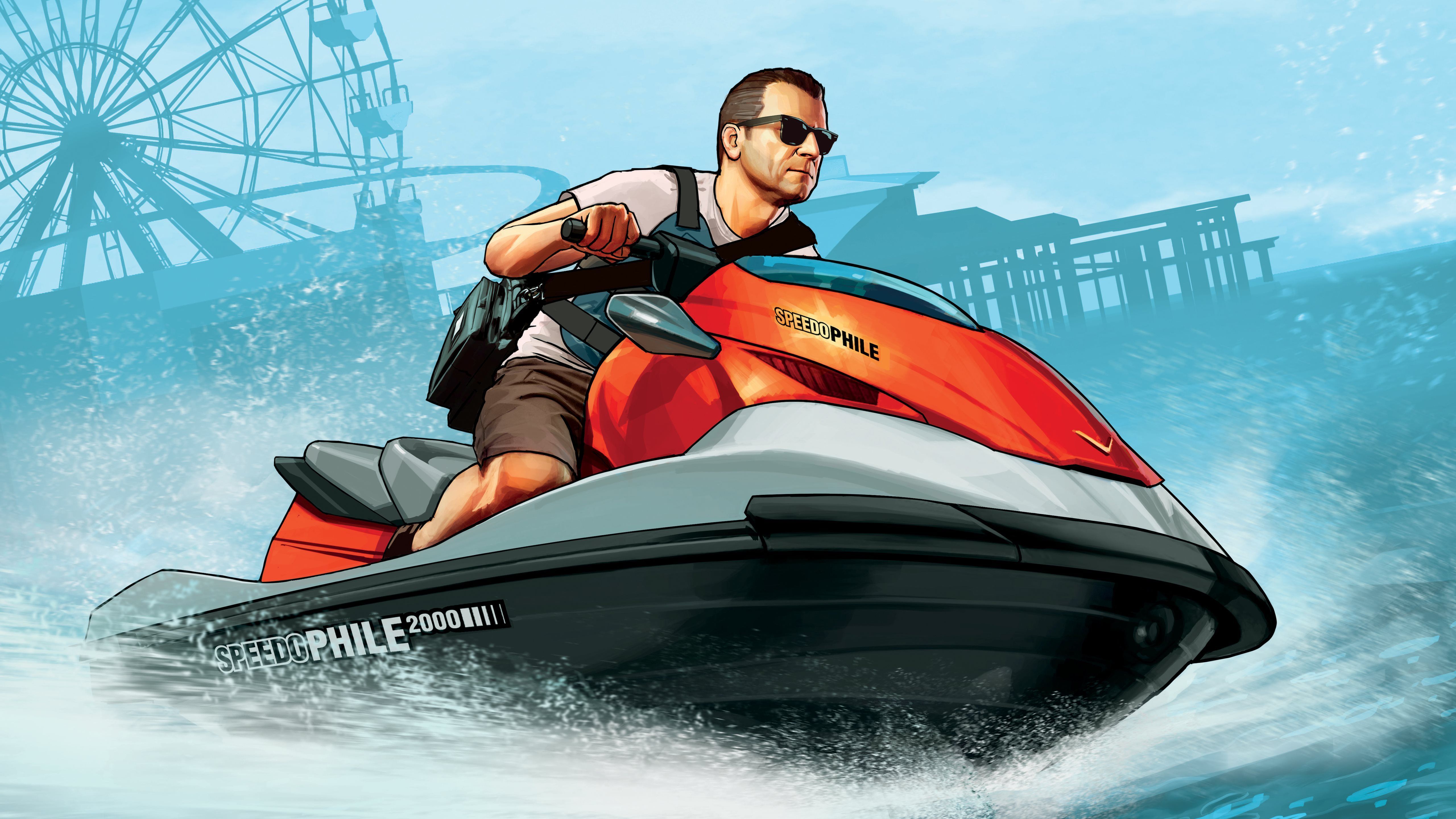 5120x2880 michael gta 5 4k Mac Wallpaper Download