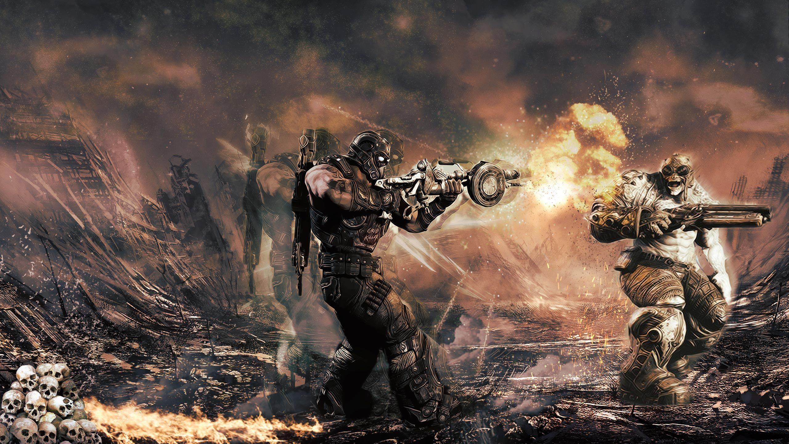 2560x1440 K Ultra HD Gears of war Wallpaper HD, Desktop Background 1920×1200