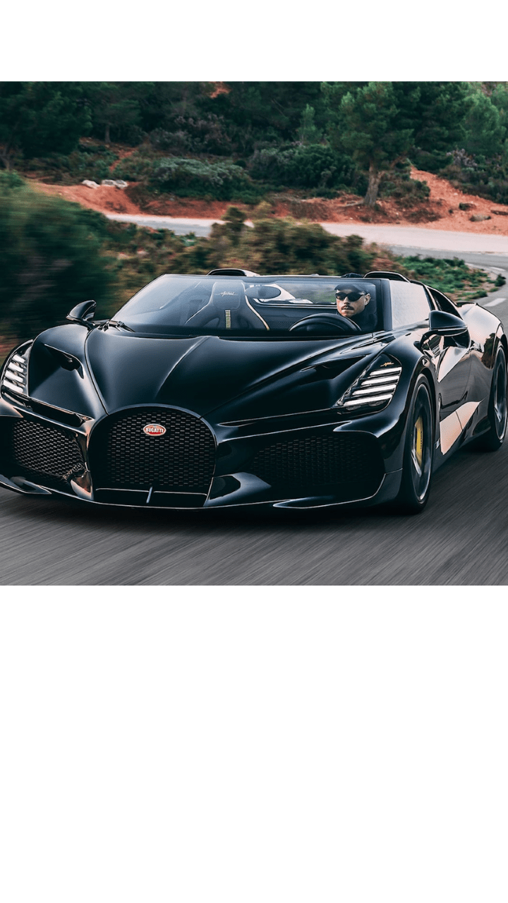 720x1280 In Image. Stunning Bugatti W16 Mistral with 578 hp: Top speed of 420 kmph. Times of India