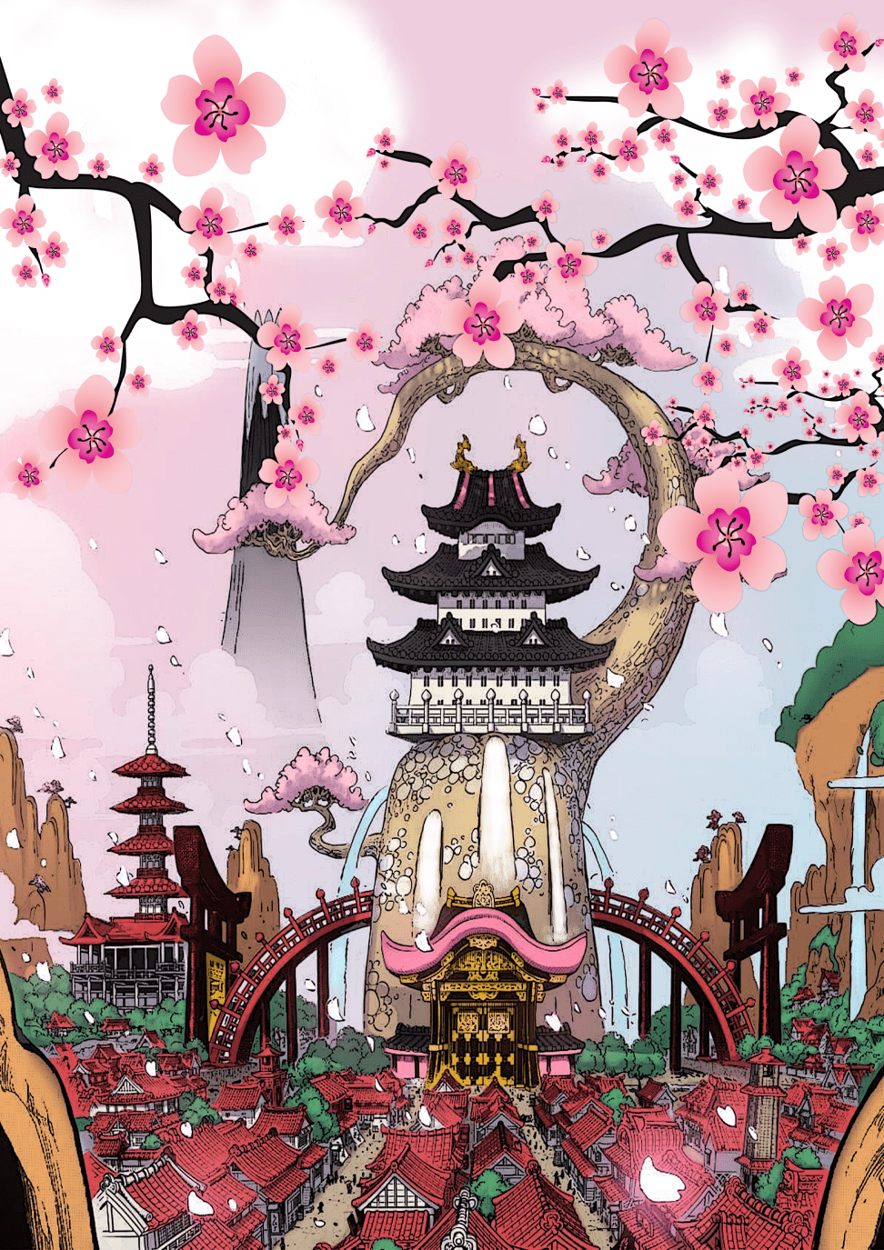 972x1375 Land Of Wano Wallpaper
