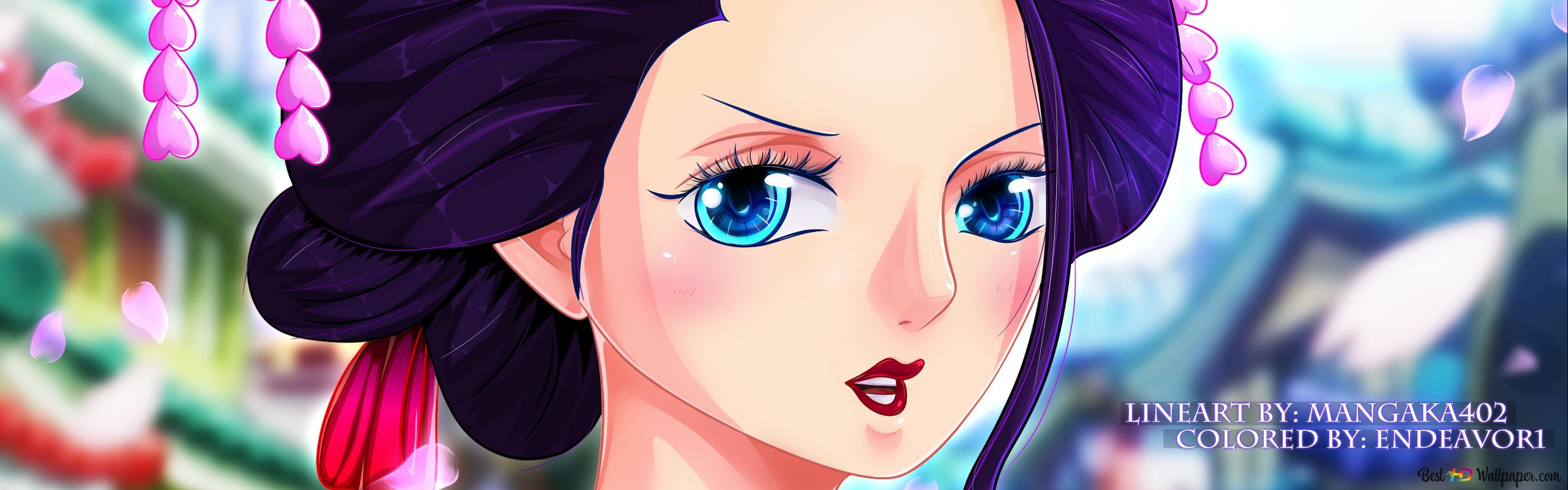 2880x900 Nico Robin Wano Style 2K wallpaper download
