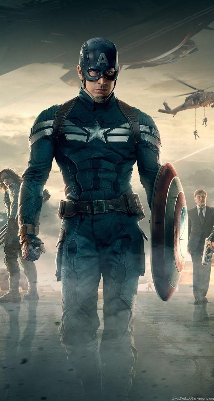744x1392 Captain America iPhone 5s Wallpaper Desktop Background