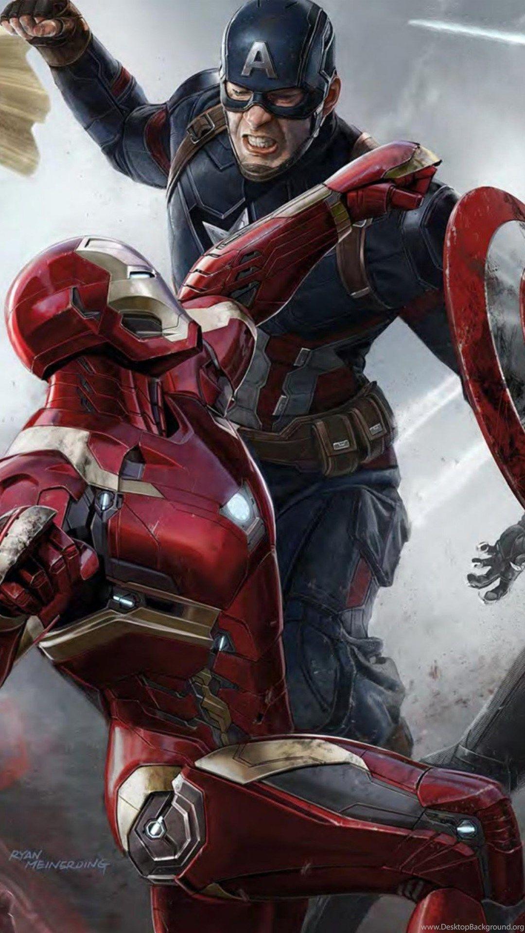 1080x1920 Download Captain America: Civil War iPhone Wallpaper
