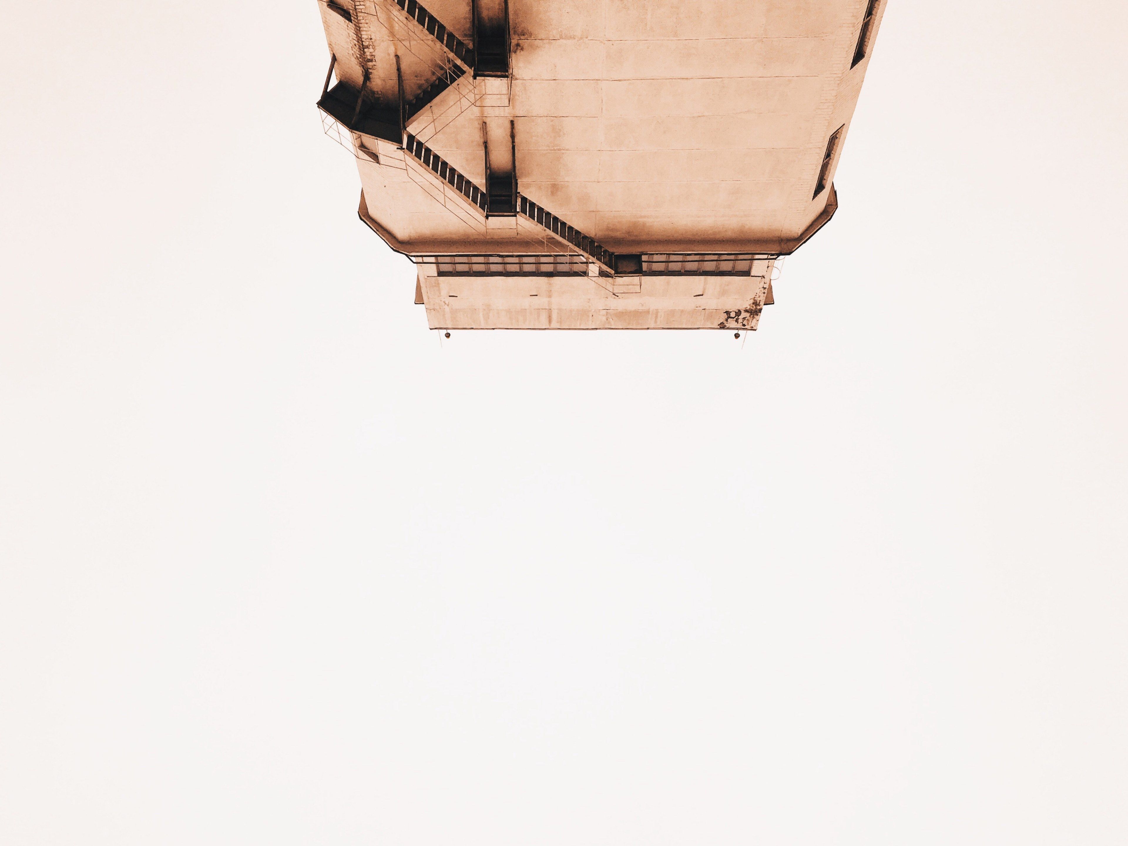 3840x2880 Wallpaper / building minimal beige and steps HD 4k wallpaper free download