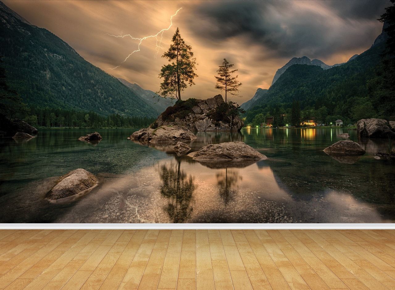 1280x939 Nature Lake Mountains Wallpaper Mural Bedroom Business Travel