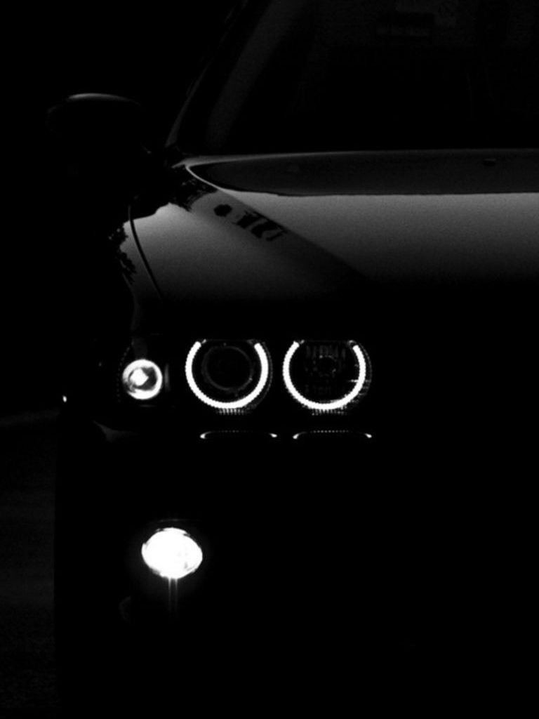 768x1024 Black Car 2021 Wallpaper