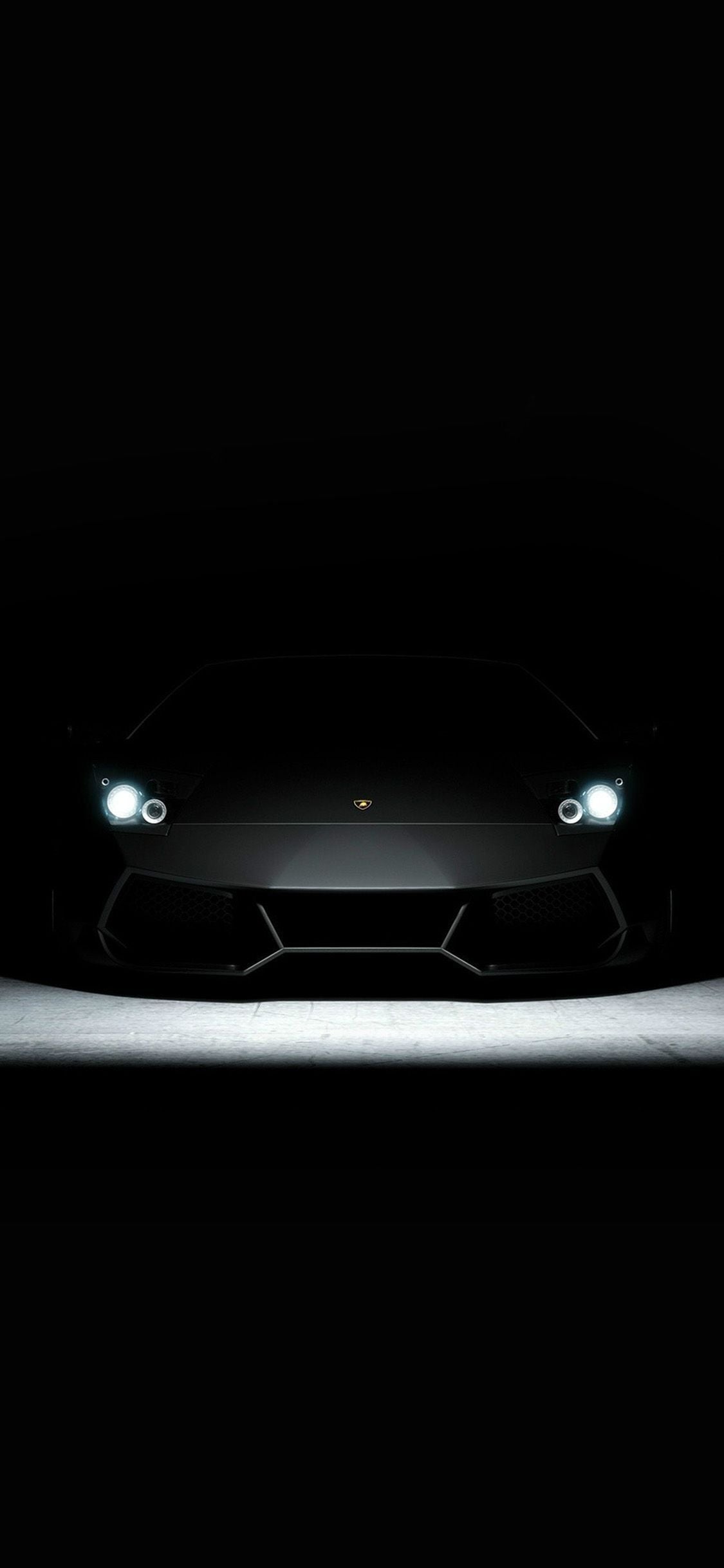 1125x2436 Black Car iPhone Wallpaper
