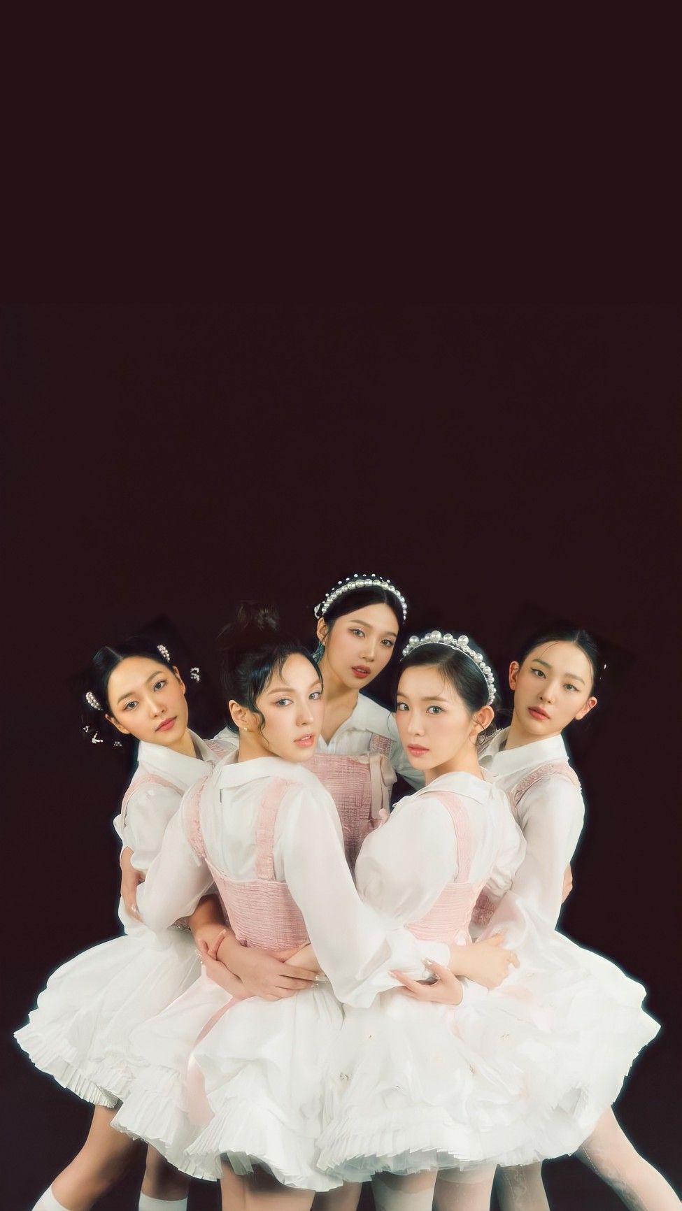975x1732 Red Velvet Wallpaper, Feel My Rhythm Wallpaper. Red velvet photohoot, Velvet wallpaper, Red velvet