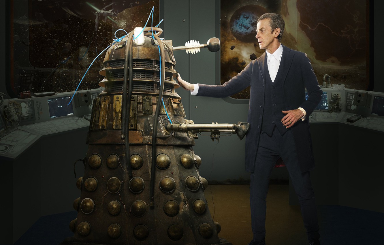 1332x850 Wallpaper space, stars, fiction, wire, planet, costume, actor, male, shirt, jacket, Doctor Who, spaceship, cable, Doctor Who, Peter Capaldi, Peter Capaldi image for desktop, section фильмы