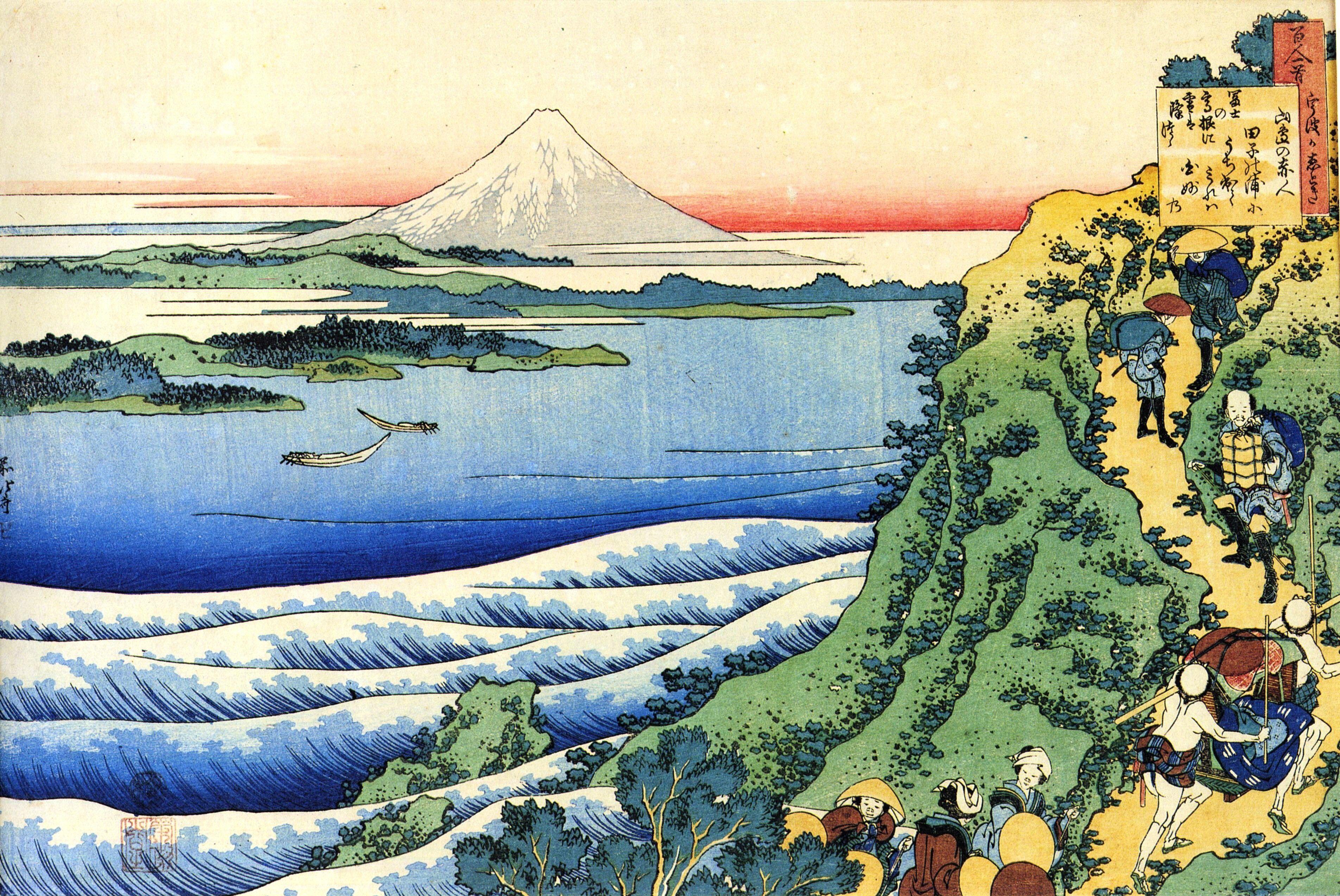 3807x2547 mount fuji tác phẩm nghệ thuật Nhật Bản katsushika hokusai 30 lần xem