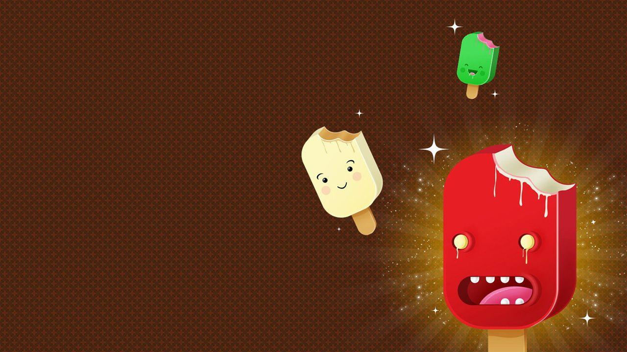 1280x720 Funny cute ice cream #Wallpaper