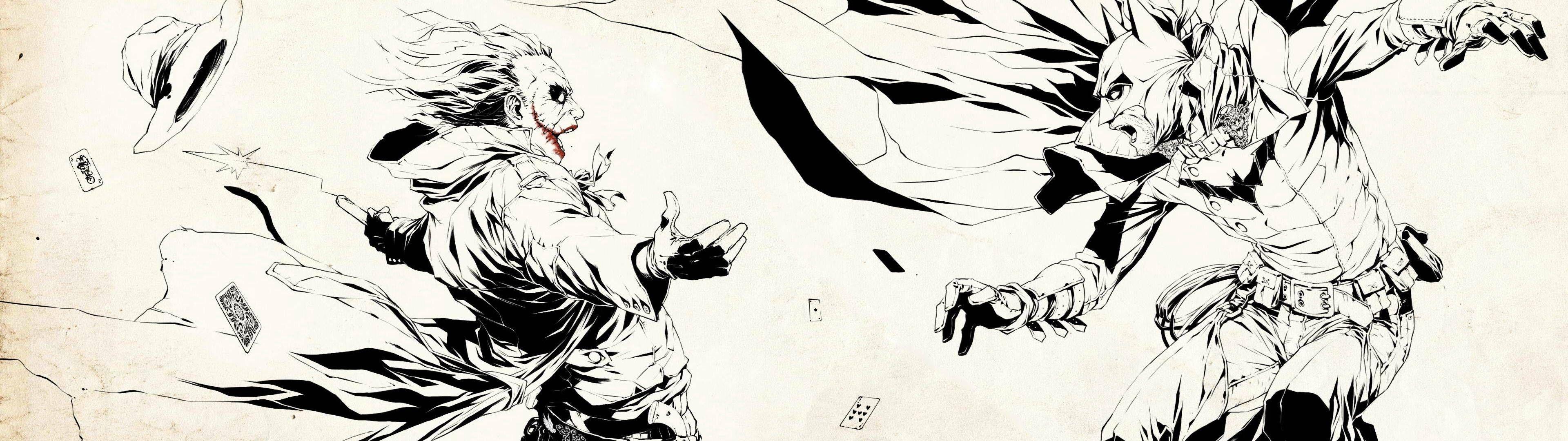 3840x1080 Dual Screen Batman v. Joker 3840 x 1080. Joker. Batman