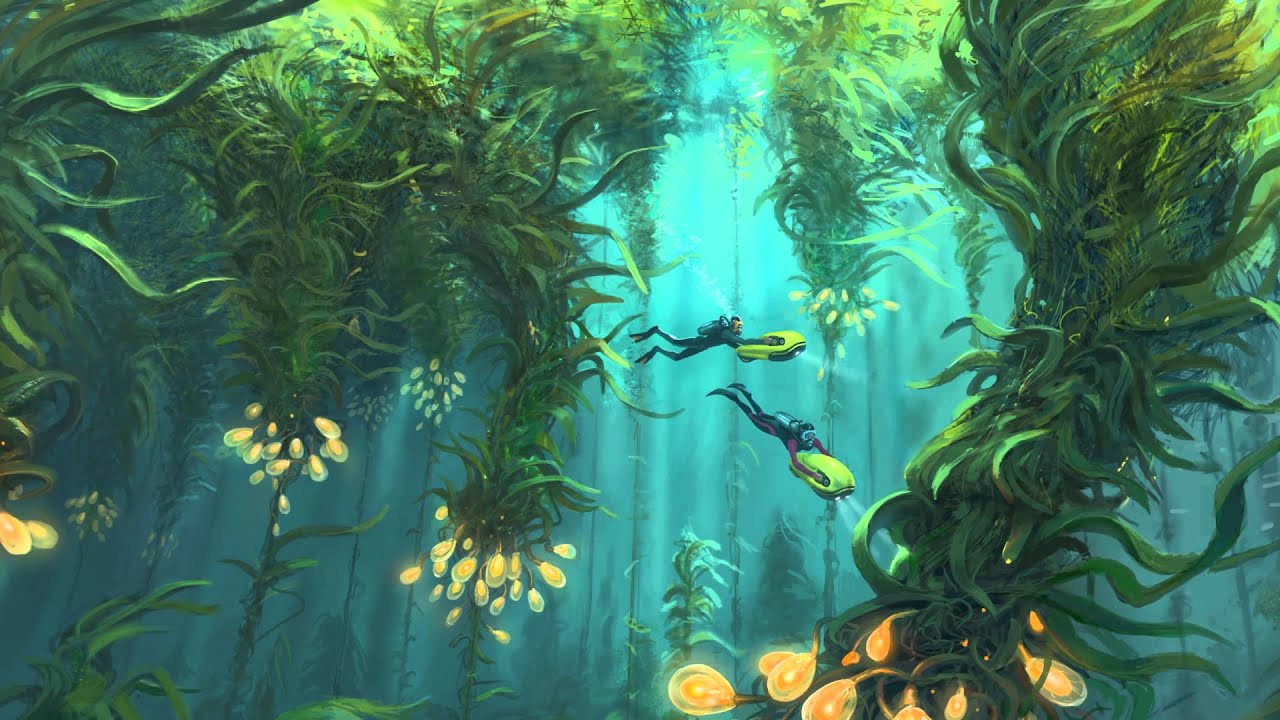 1280x720 Subnautica Concept Art: Kelp Forest