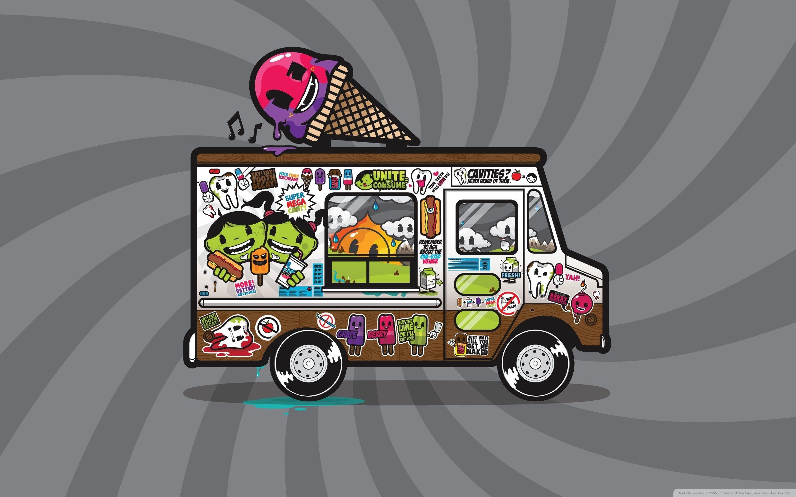 2560x1600 Ice Cream Cartoon ❤ 4K HD Desktop Wallpaper for 4K Ultra HD TV