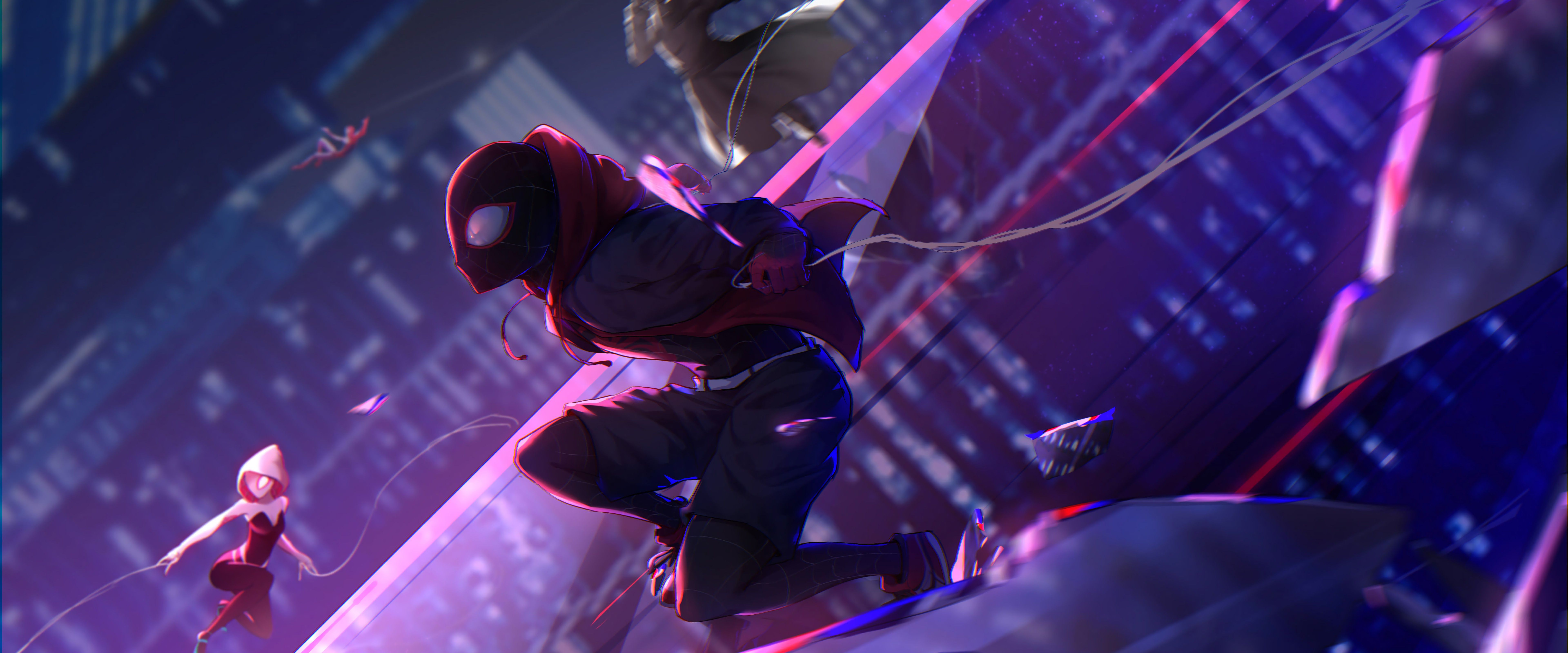 7680x3200 Free download Spider Man Into the Spider Verse Miles Morales 8K Wallpaper 8 [7680x3200] for your Desktop, Mobile & Tablet. Explore Miles Morales Spider Verse Wallpaper. Verse Wallpaper, Spider