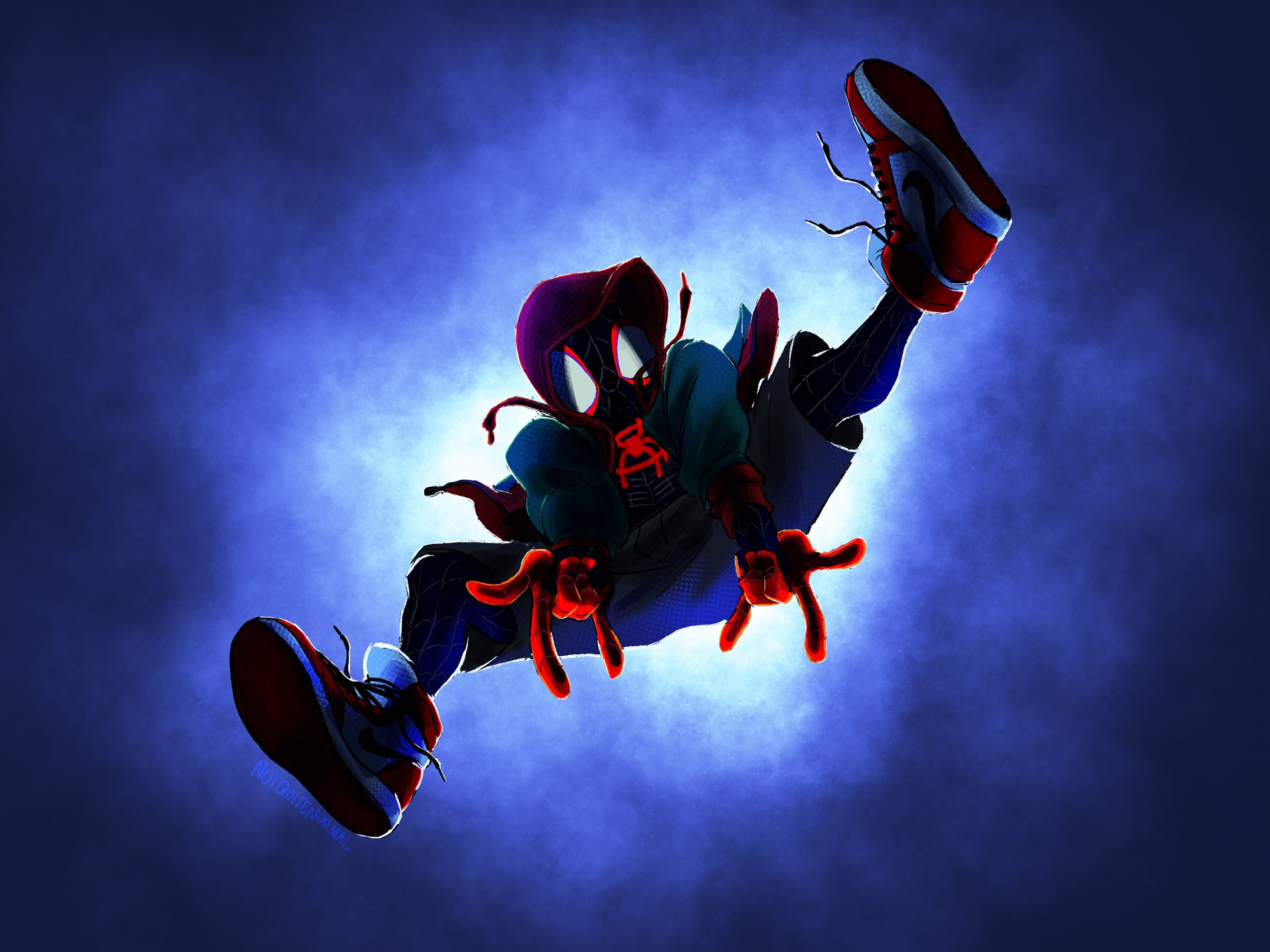 3840x2879 Wallpaper / Miles Morales, Spider Man: Into The Spider Verse, Marvel Comics, Movie, Spider Man, 4K Free Download