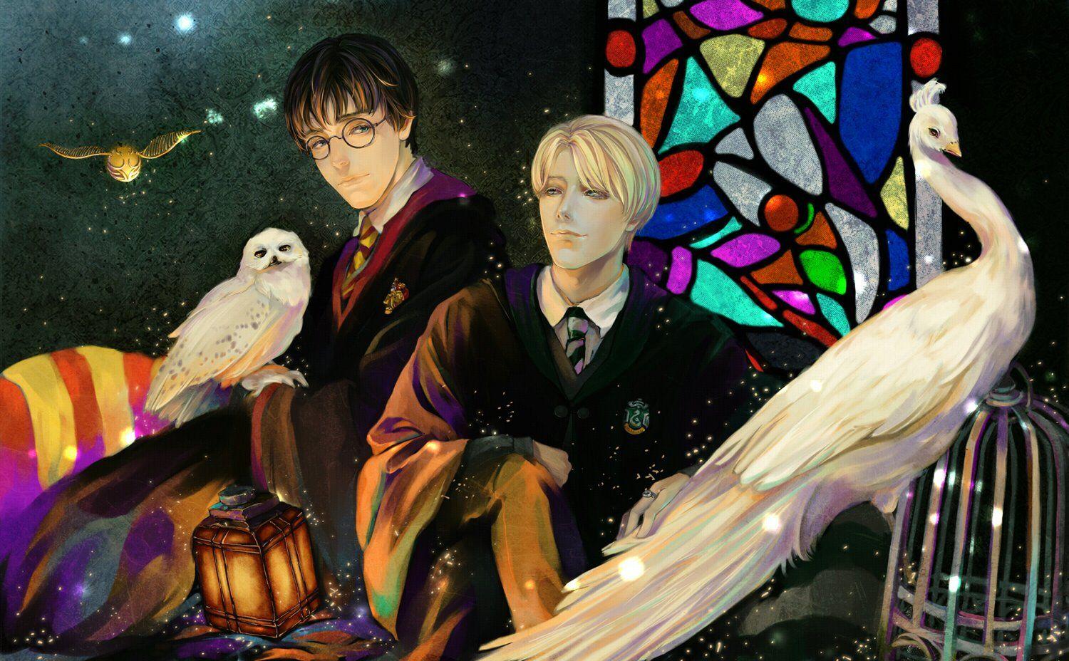 1500x928 Harry potter fanart animal character boys wallpaperx928