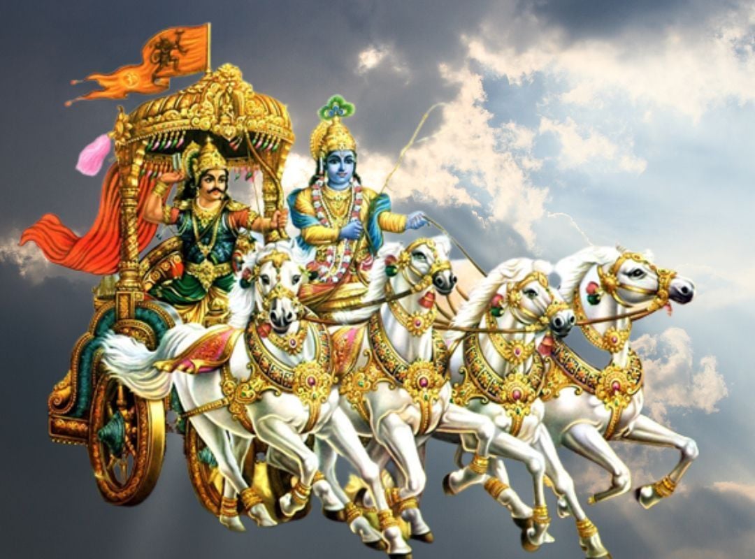 Krishna and Arjuna Wallpapers - Top Free Krishna and Arjuna Backgrounds ...