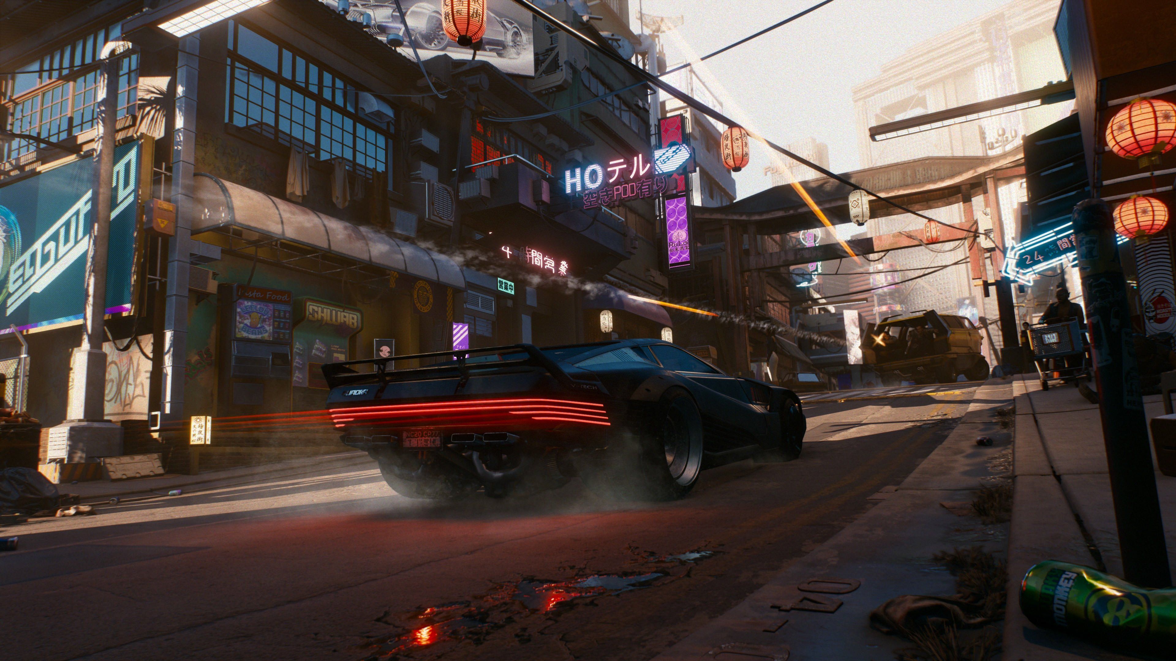 3840x2160 Cyberpunk Shows No End in Showcasing the Best Dream Car 4K wallpaper