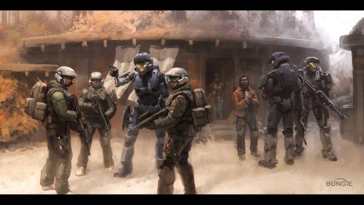 1244x700 Spartan Halo Kat Halo Reach concept art Bungie wallpaperx1080