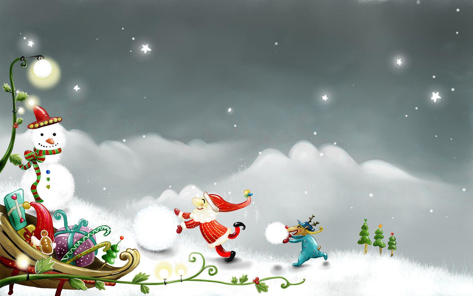 1920x1200 Animated Christmas Wallpaper