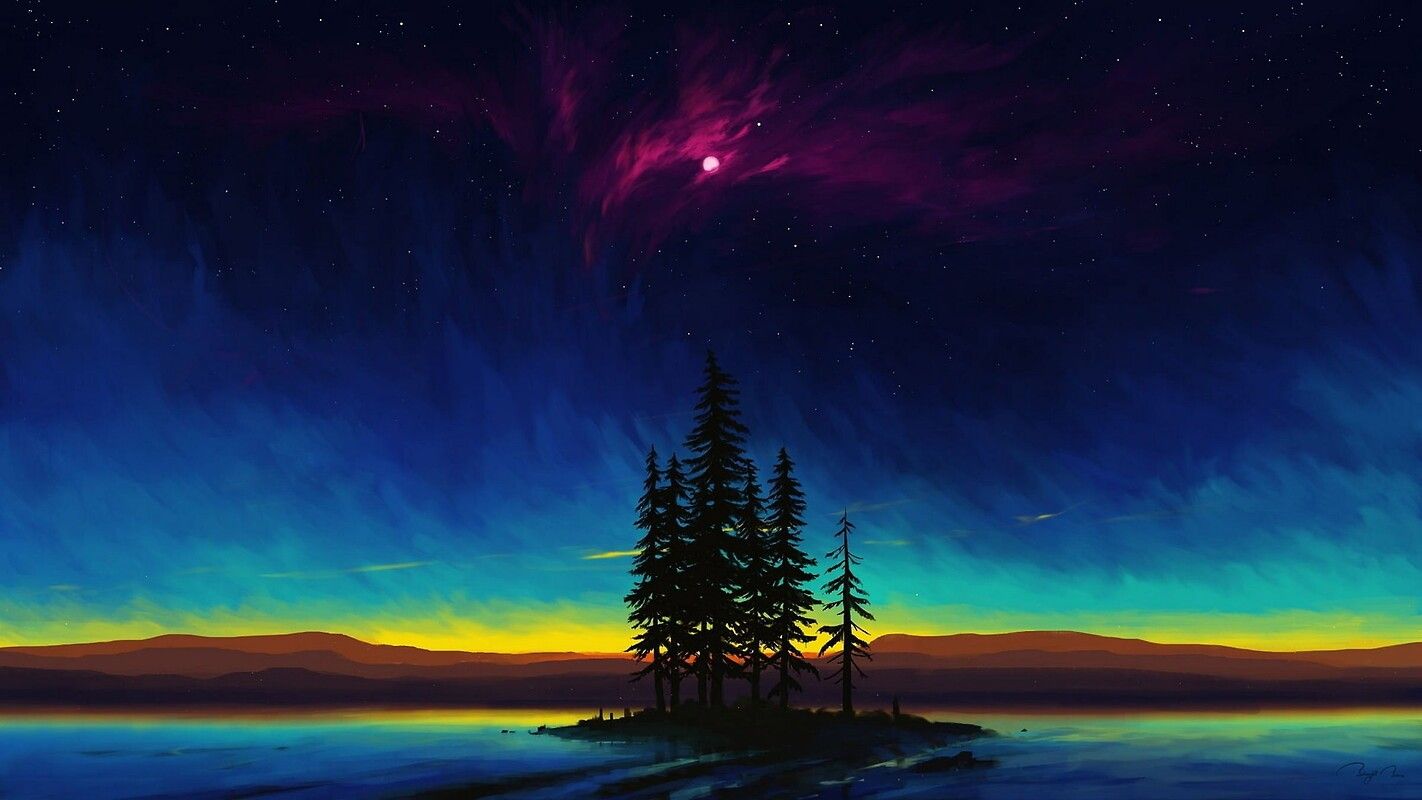 1422x800 Beautiful Digital Art Landscape Free Wallpaper download Free Beautiful Digital Art Landscape HD Wallpaper to your mobile phone or tablet