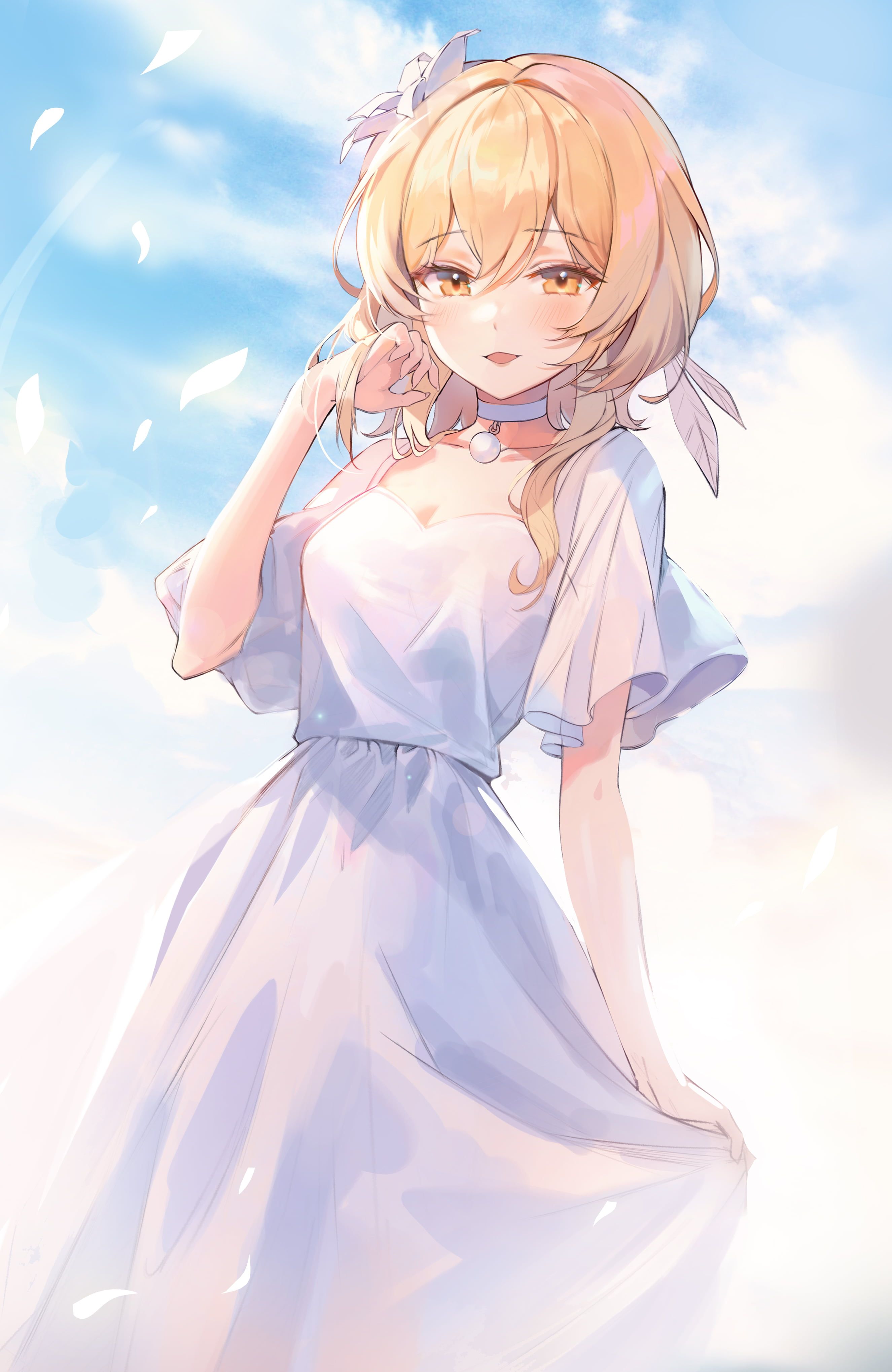2651x4075 Wallpaper / anime girls, 4K, Genshin Impact, blonde, Lumine (Genshin Impact) free download