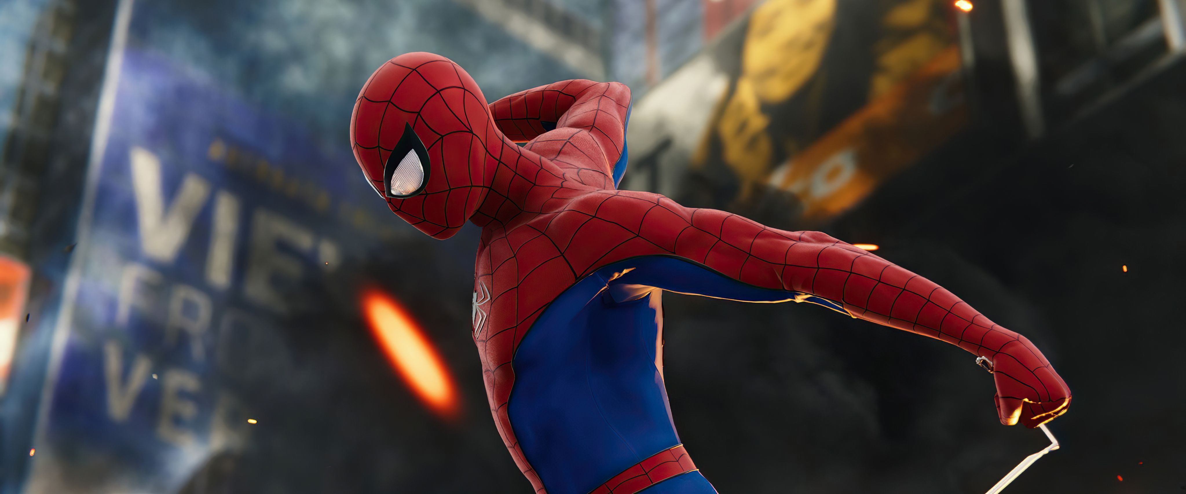 4096x1706 Wallpaper 4k Spiderman Remastered Ps5 2021 4k Wallpaper