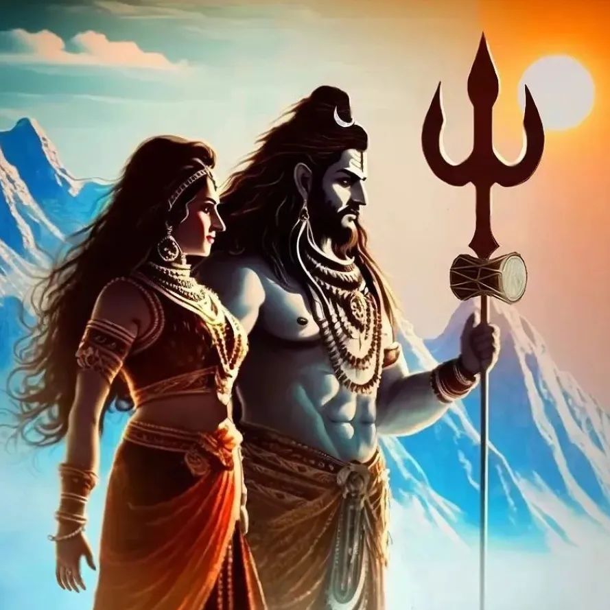 889x889 Lord Shiv Parvati Image. Shiv Parvati pics & wallpaper