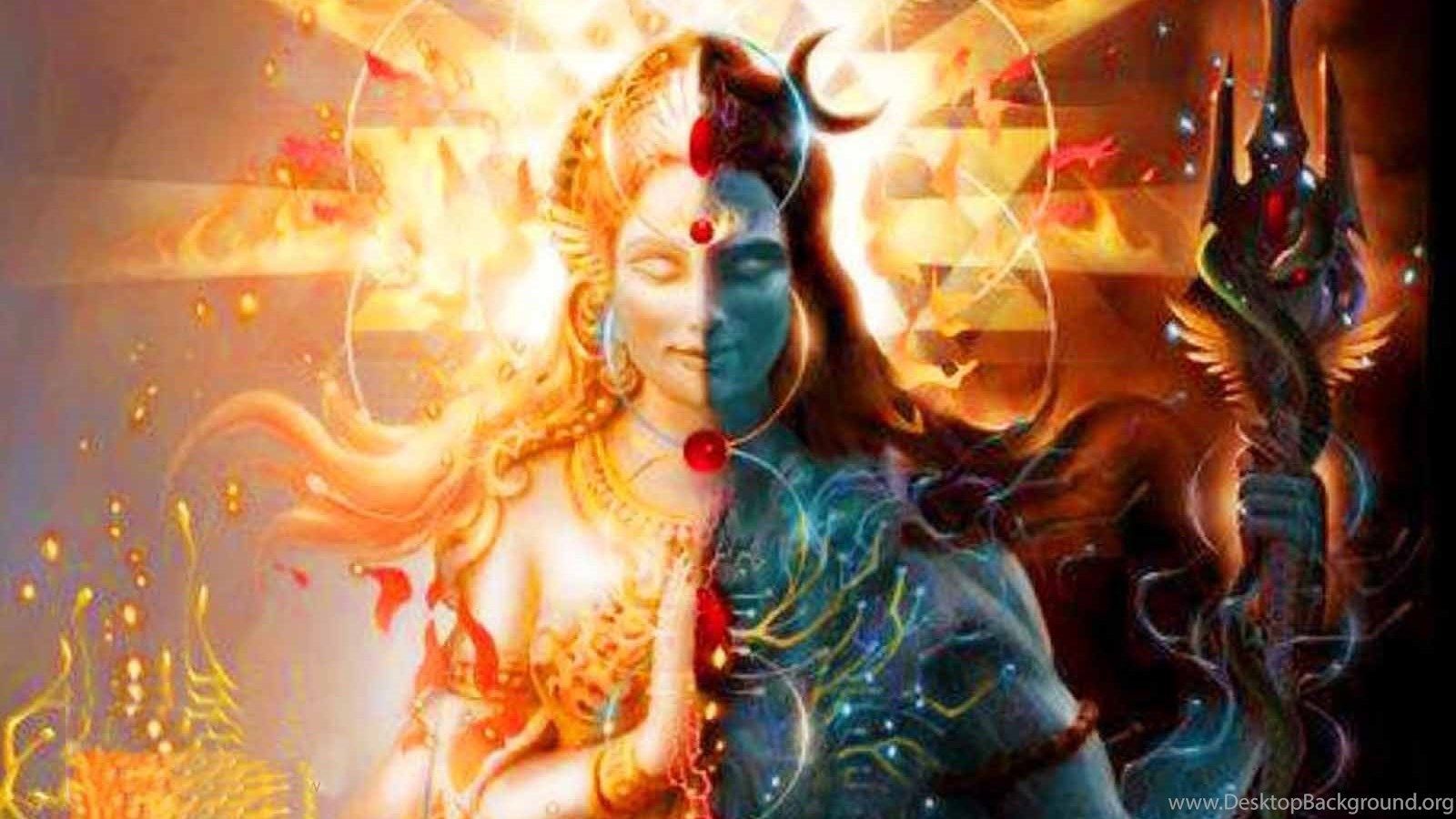1600x900 Shiv Parvati Desktop Wallpaper