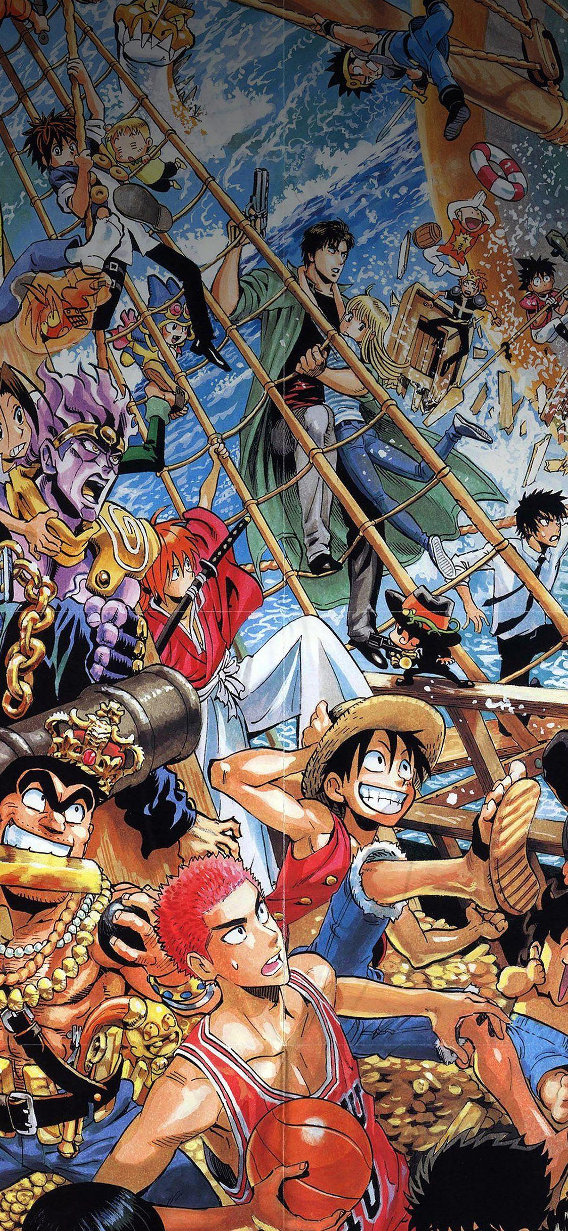1125x2436 iPhone wallpaper. wallpaper all the fun comics illust
