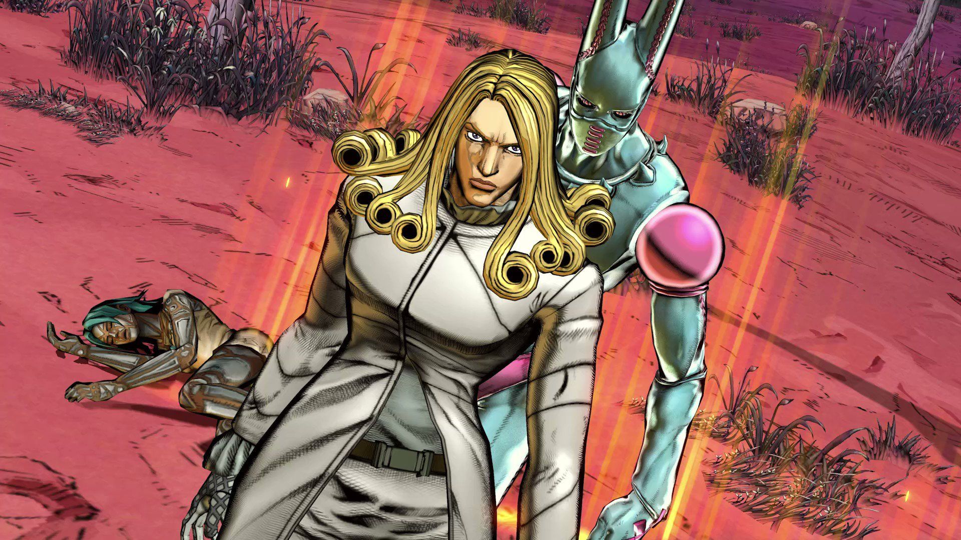 1920x1080 JoJo's Bizarre Adventure: All Star Battle R 23rd President Of The United States Is Back In Bl.action In #JJASBR. Don't Let The Name Deceive You, There Isn't Anything To Laugh