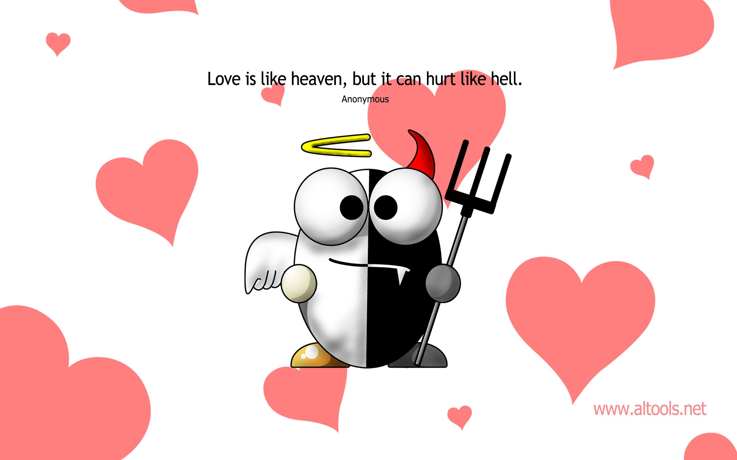 2560x1600 Funny Valentine Wallpaper