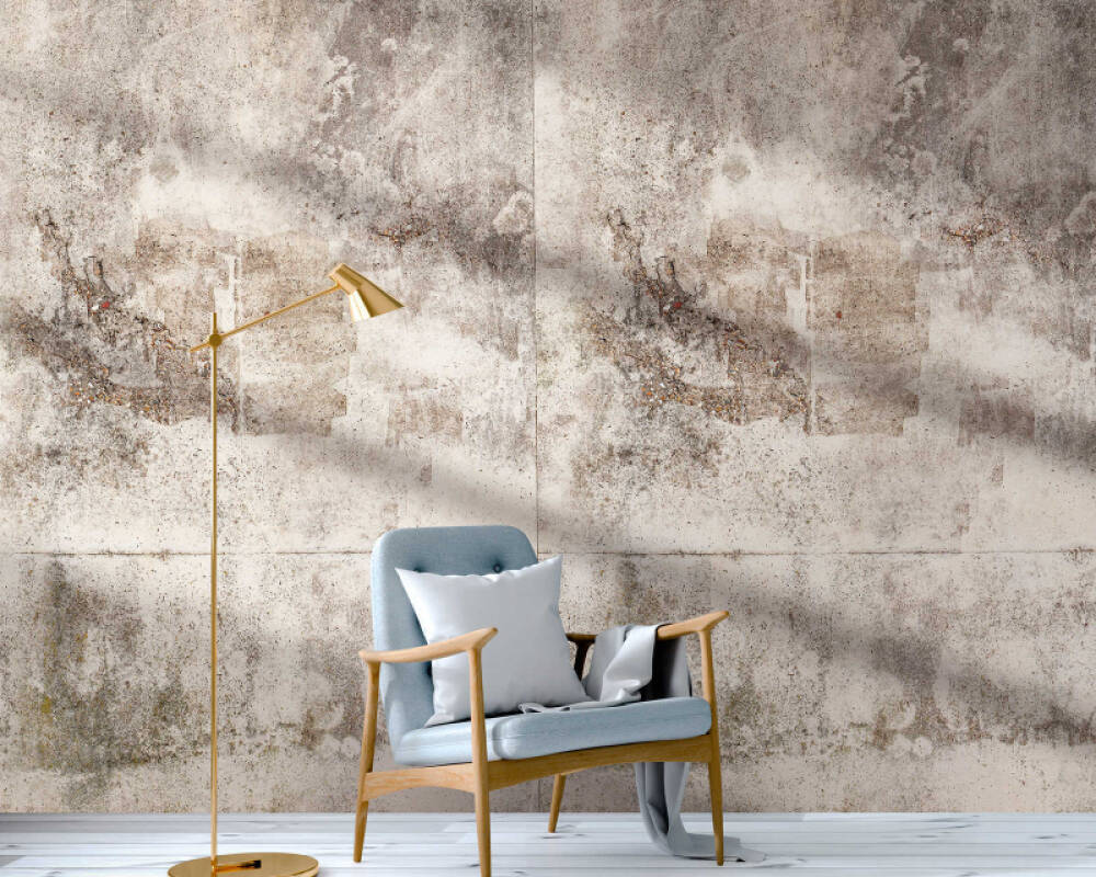 1000x800 Livingwalls Wallpaper «Concrete, Beige, Cream» 383391