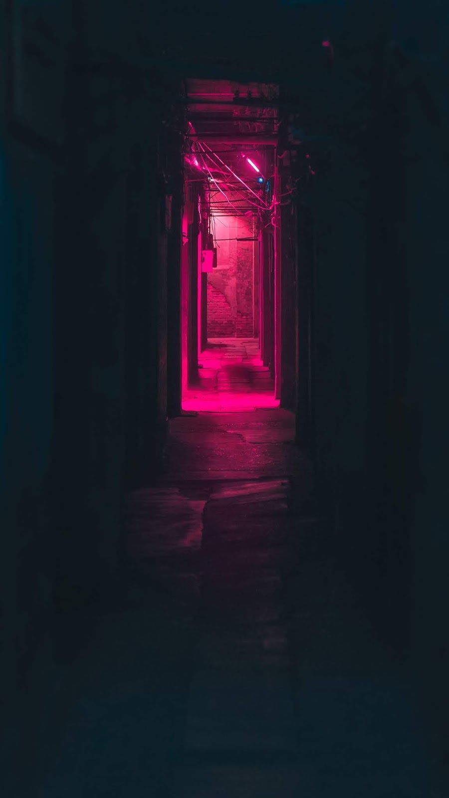 900x1600 Dark corridor #wallpaper #iphone #android #background #followme. Dark wallpaper, Neon aesthetic, Aesthetic wallpaper
