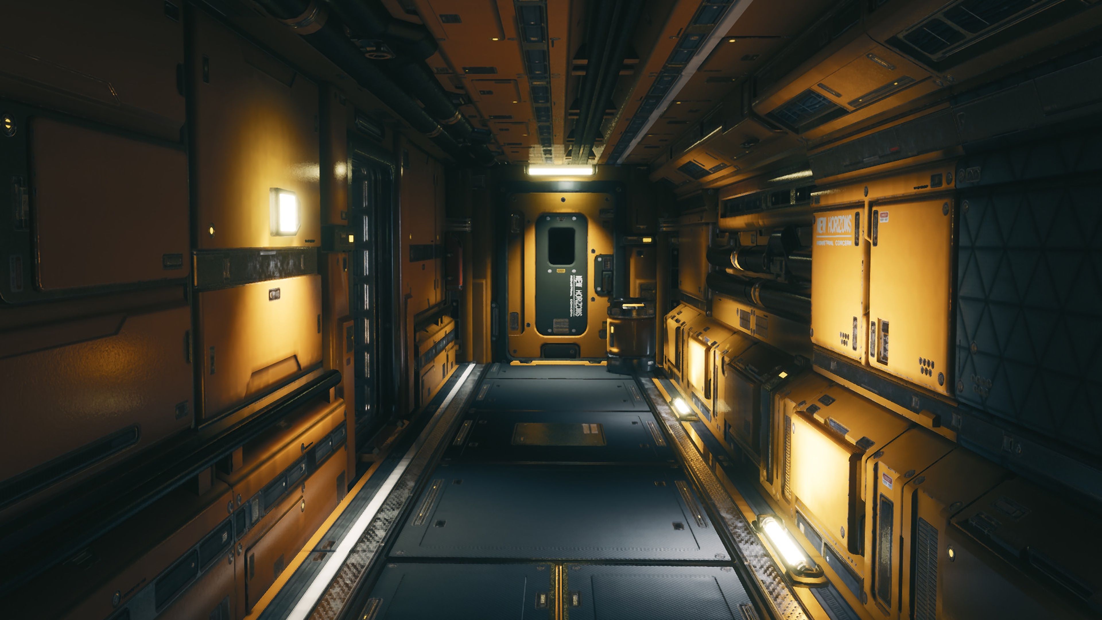 3840x2160 Wallpaper 4k Corridor, Premise, Modular Environment, Sci Fi 4k Wallpaper