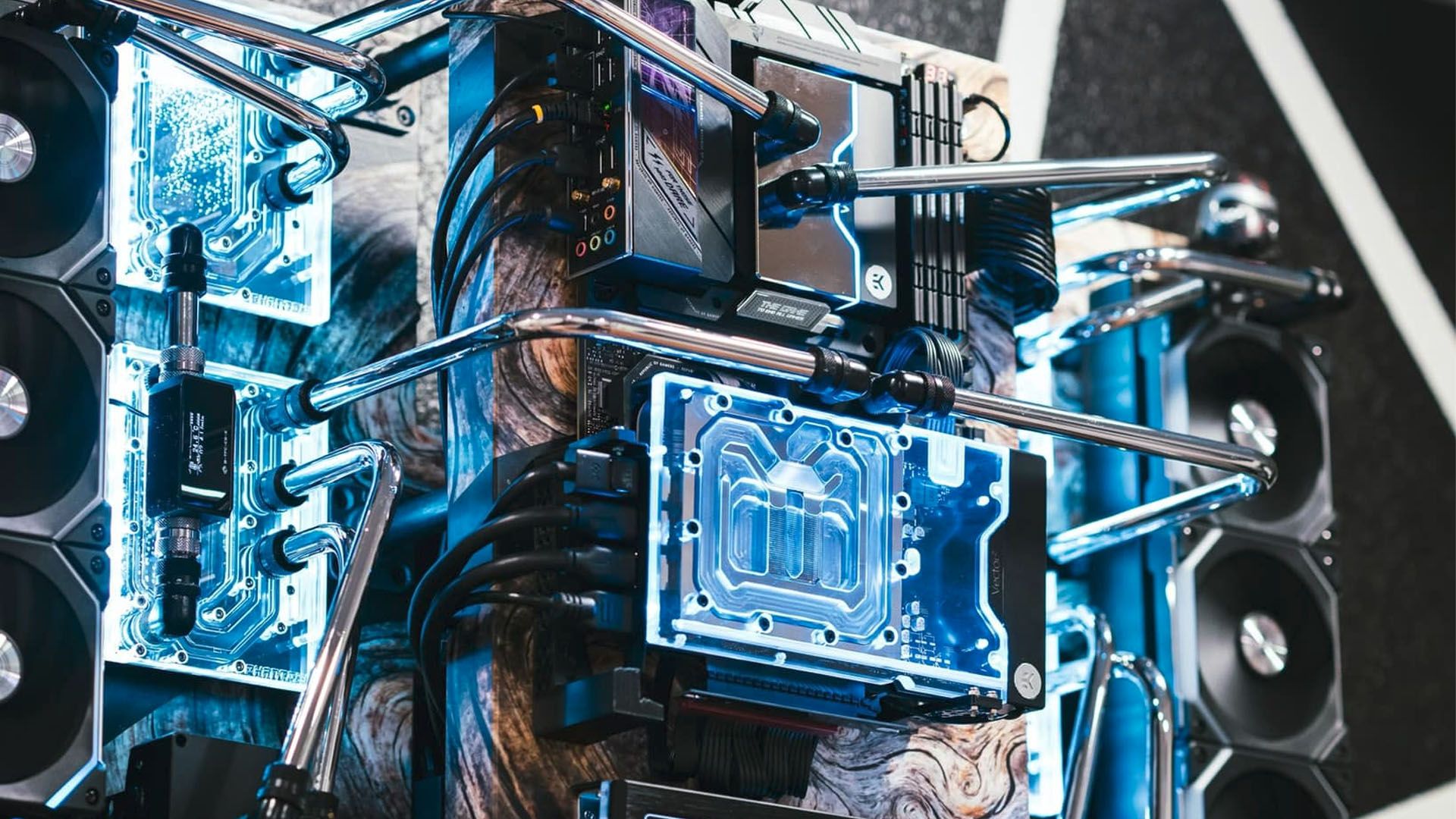 1920x1080 This Wall Mounted Gaming PC Is A Metal Tubing Masterclass