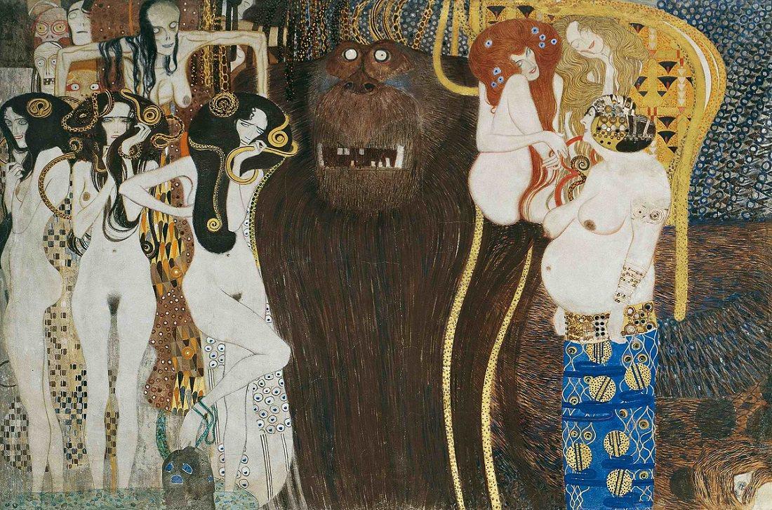 1100x726 Beethoven Frieze, 1902