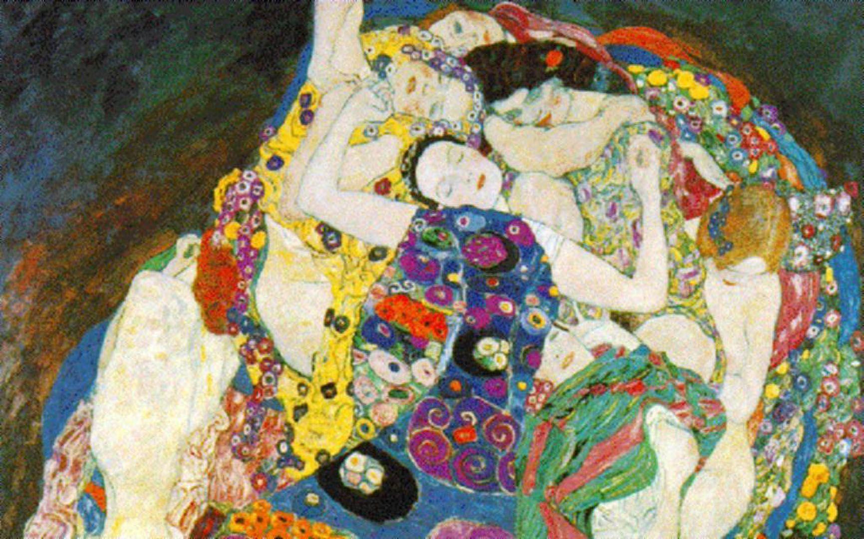1731x1080 Paintings of Women Klimt. Sleeping Women Klimt Paintings