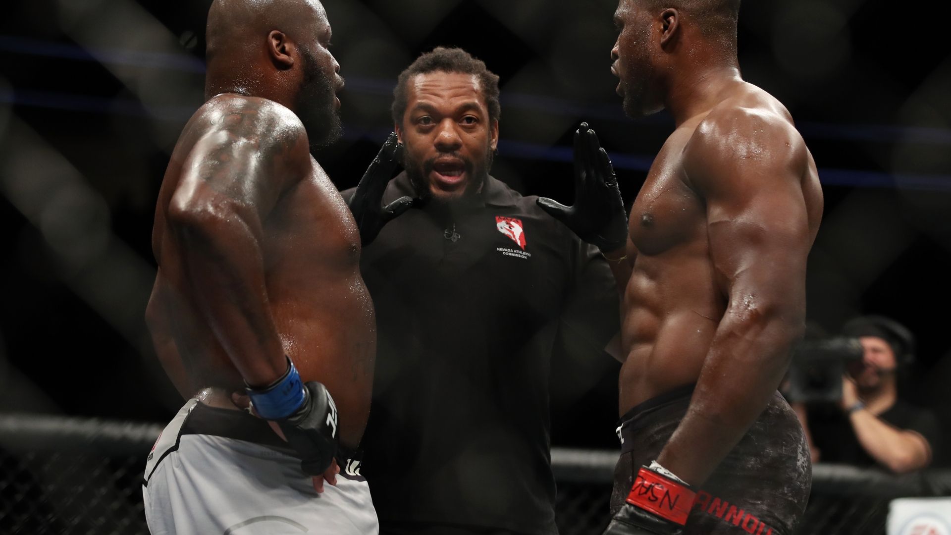 1920x1080 Derrick Lewis claims he hates UFC rival Francis Ngannou because 'he makes me look fat when I stand next to him'. The US Sun