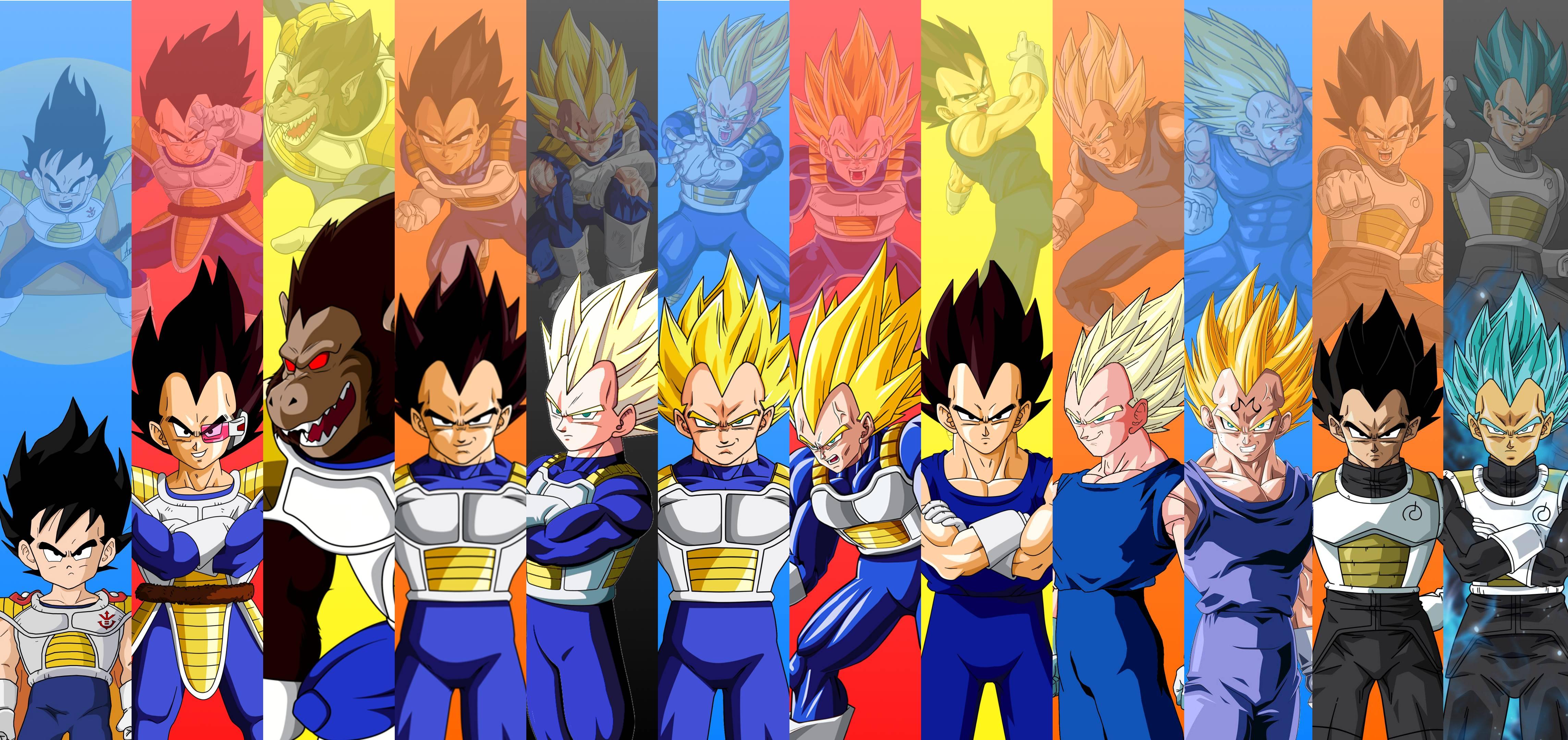 Vegeta All Forms Wallpapers Top Free Vegeta All Forms Backgrounds 